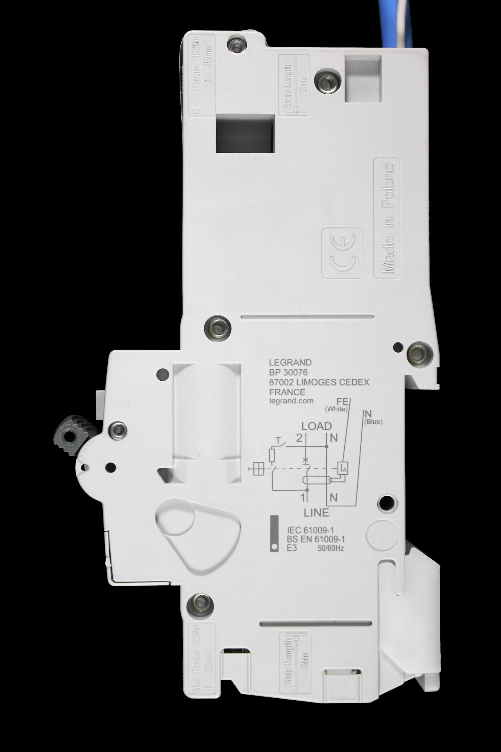 LEGRAND 40 AMP CURVE B 10kA 30mA RCBO TYPE AC 6064 21 DX3