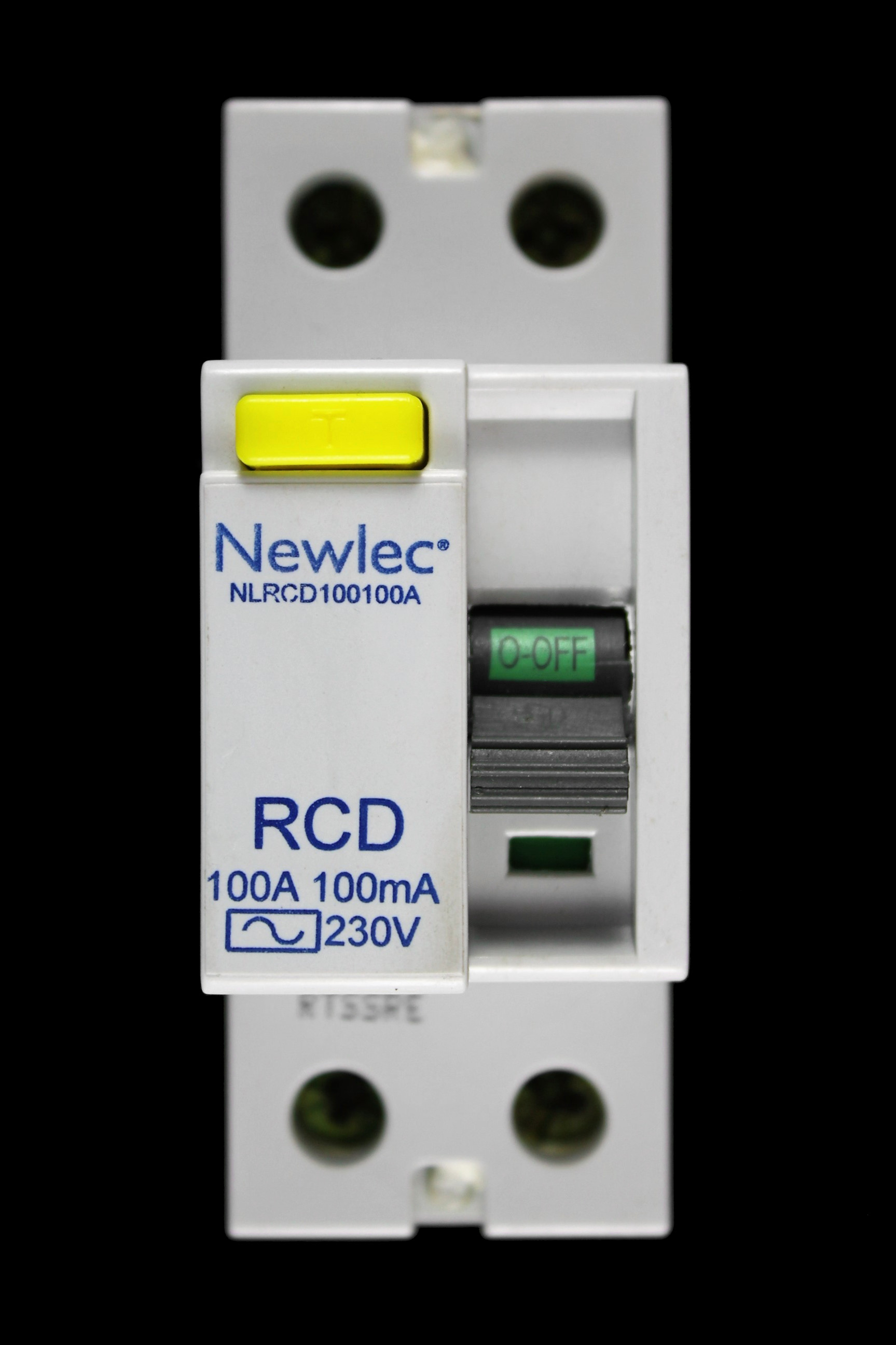 NEWLEC 100 AMP 100mA DOUBLE POLE RCD NLRCD100100A