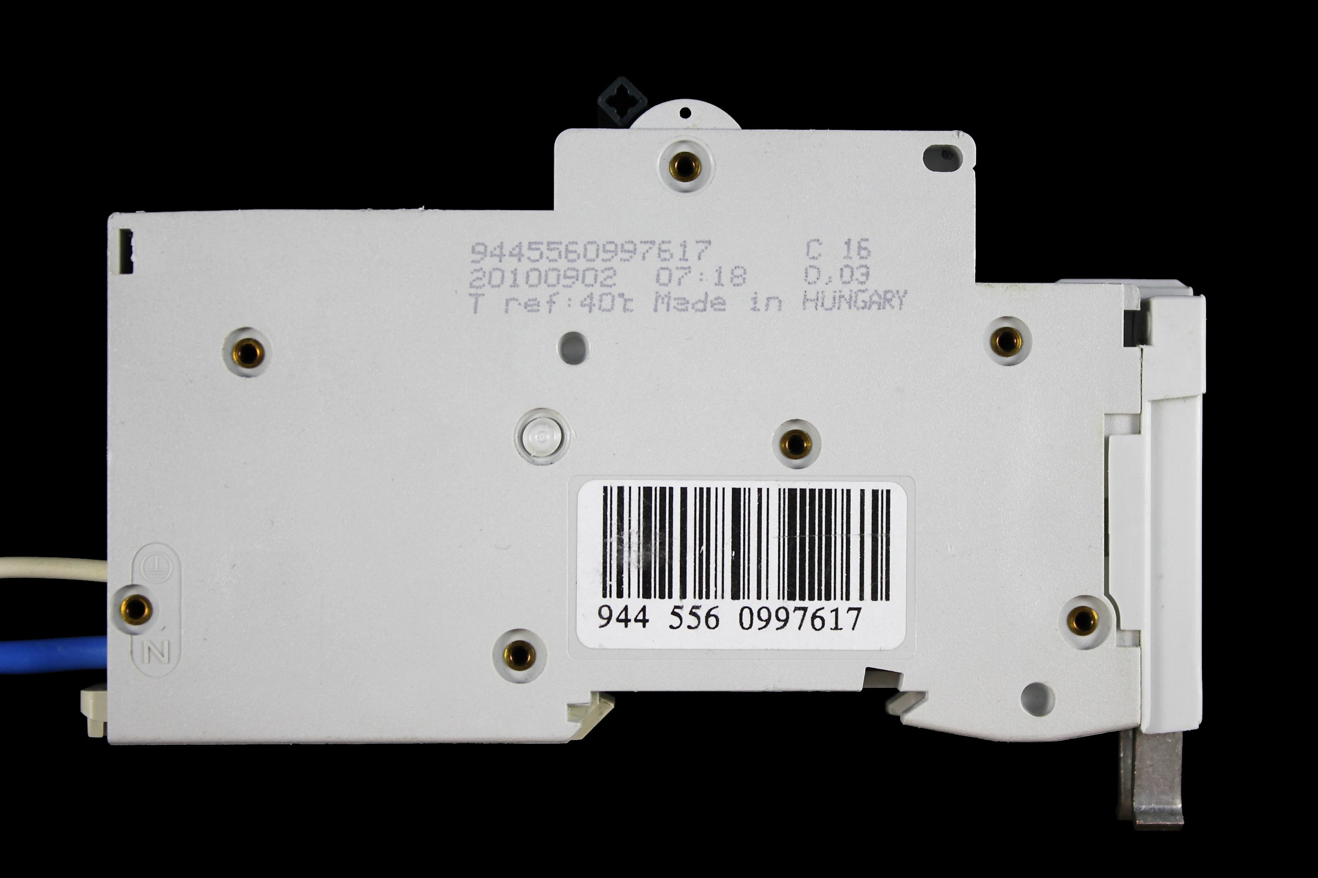SQUARE D 16 AMP CURVE C 10kA 30mA RCBO TYPE AC KQE 116C03