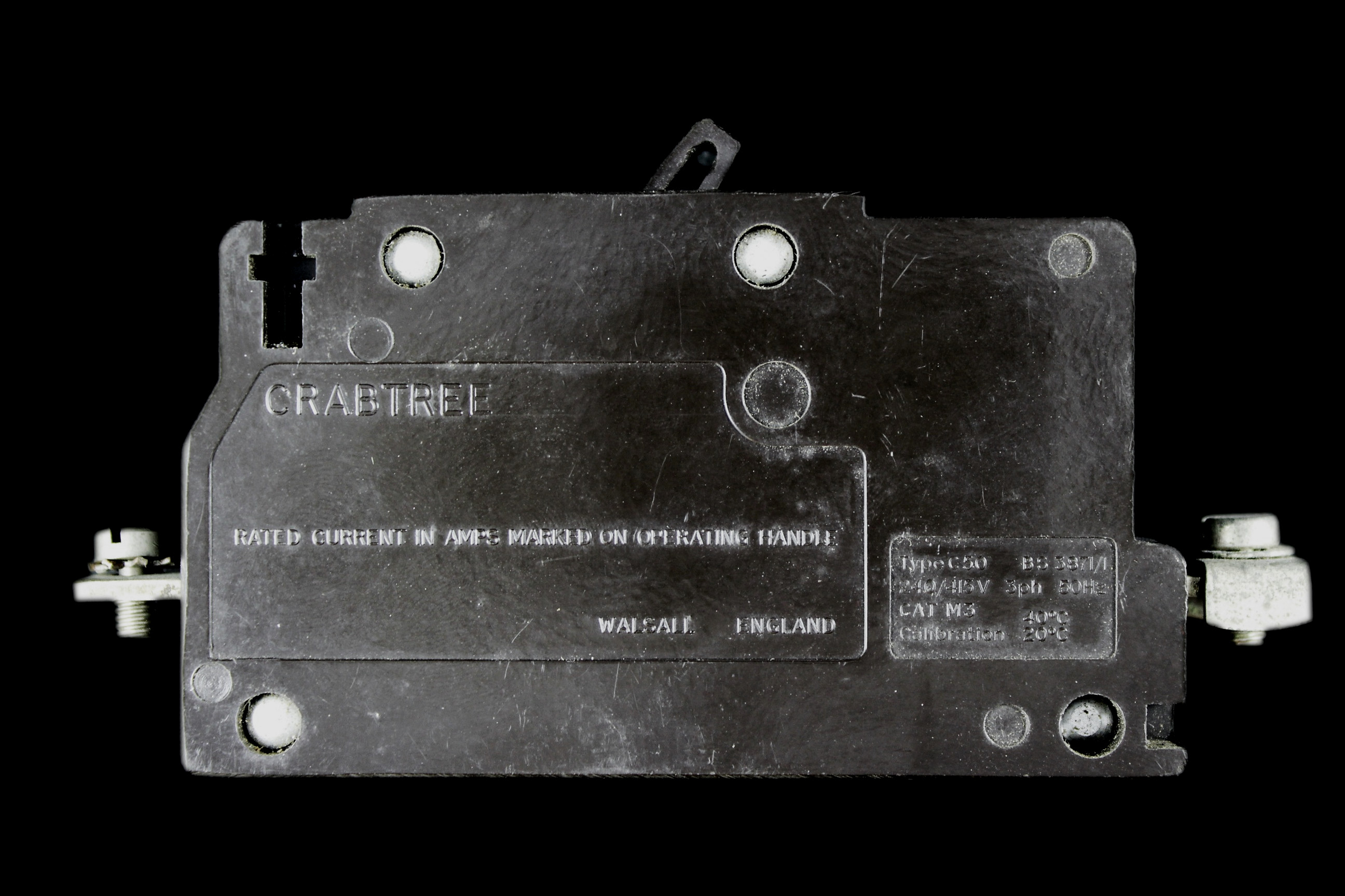 CRABTREE 7.5 AMP M3 MCB CIRCUIT BREAKER C-50 C50