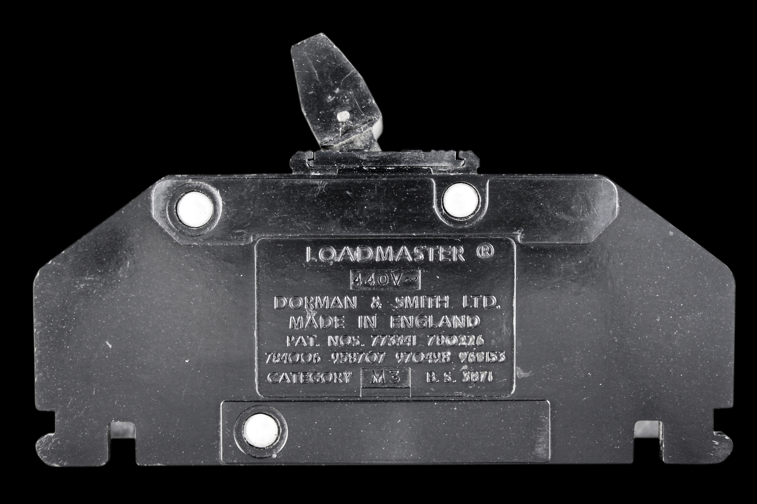 DORMAN SMITH 15 AMP M3 TRIPLE POLE MCB CIRCUIT BREAKER 440V LOADMASTER