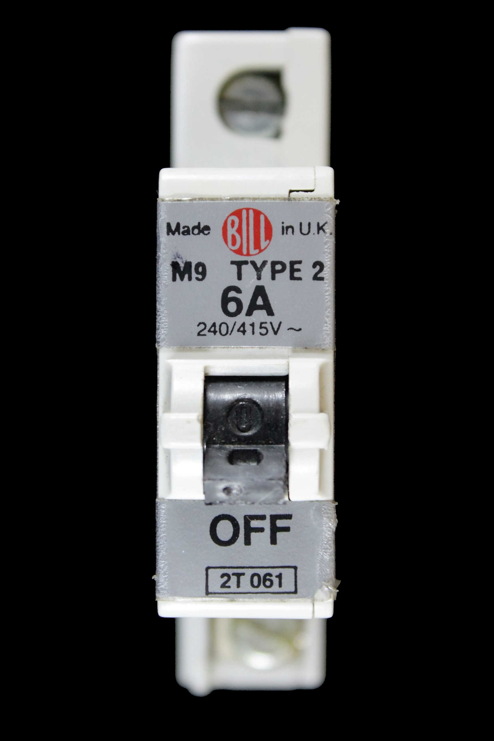 BILL 6 AMP TYPE 2 M9 MCB CIRCUIT BREAKER 2T061