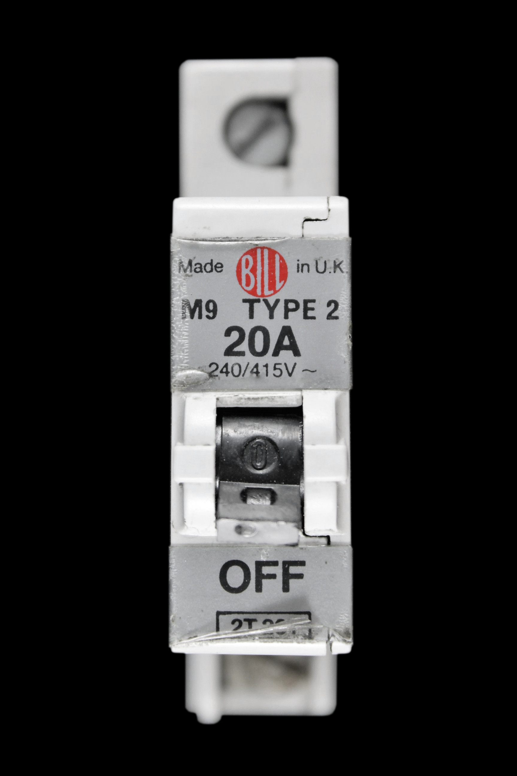 BILL 20 AMP TYPE 2 M9 MCB CIRCUIT BREAKER 2T201