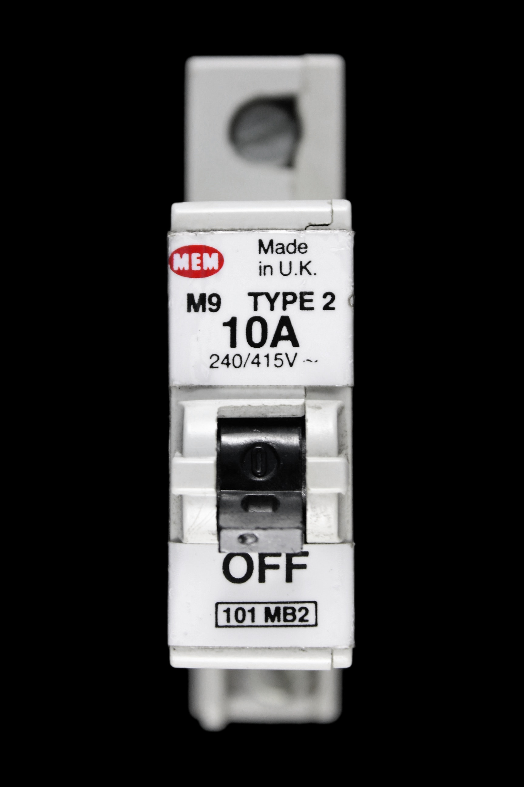 MEM 10 AMP TYPE 2 M9 MCB CIRCUIT BREAKER 101MB2