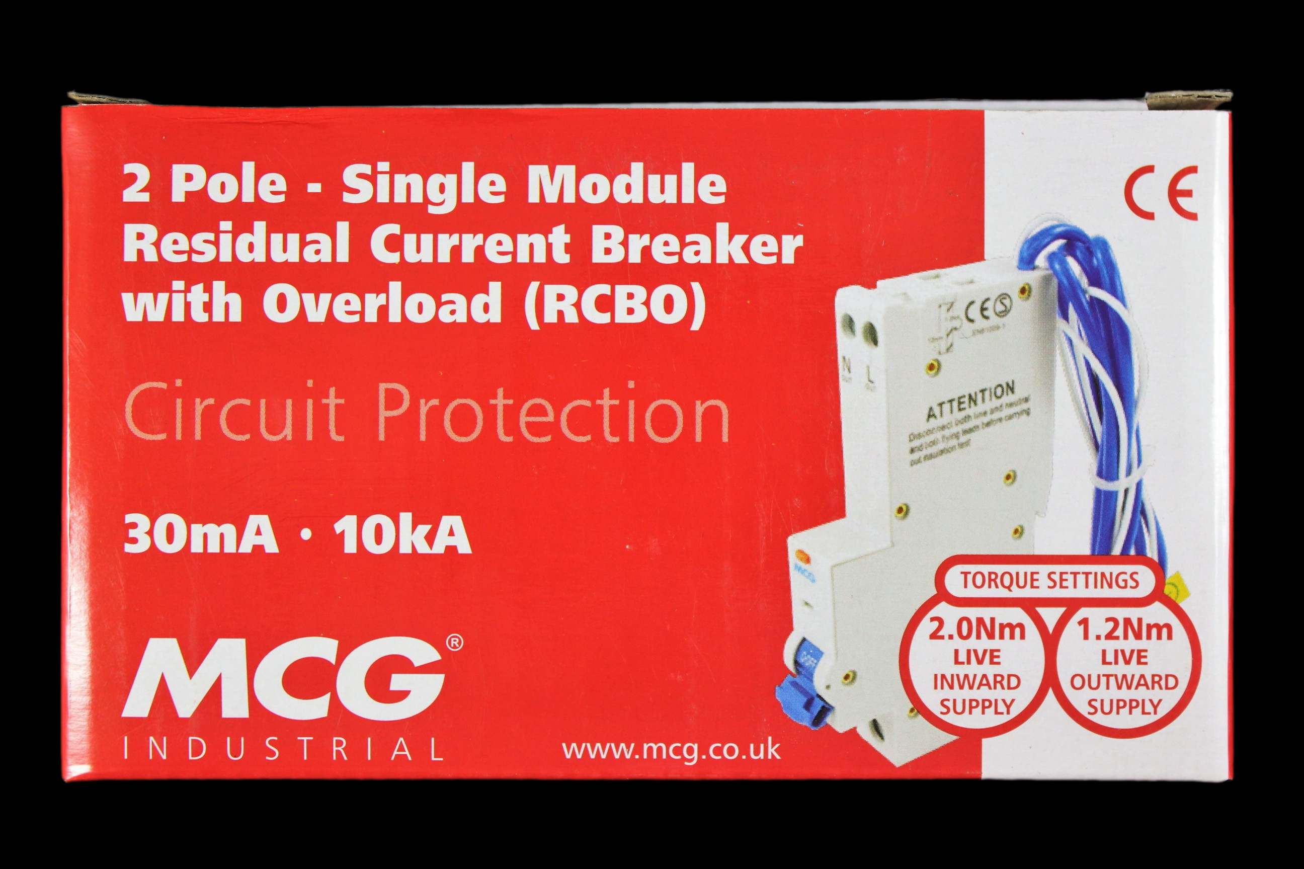 MCG 6 AMP CURVE B 10kA 30mA RCBO 6A2P30BSM