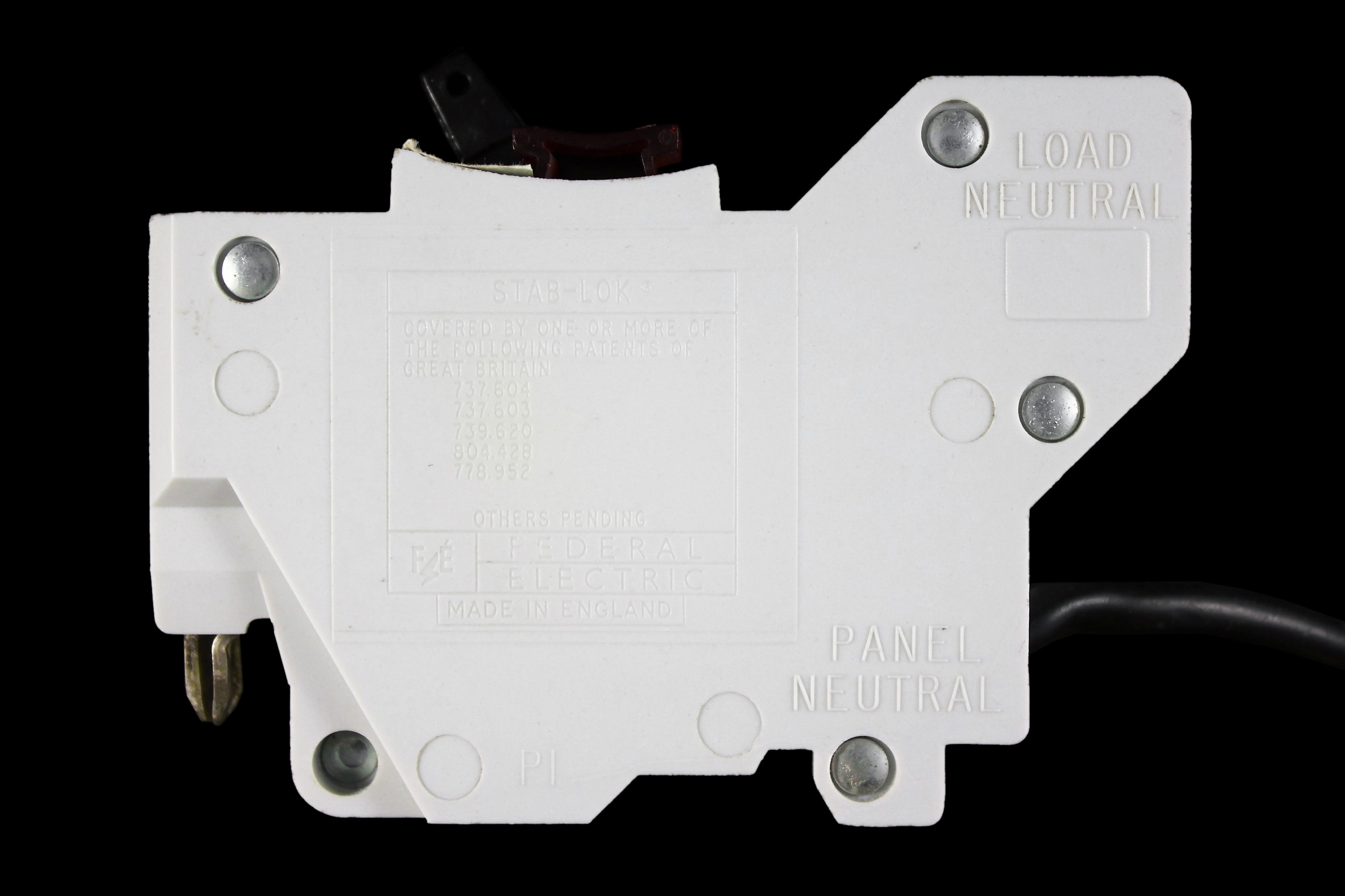 FEDERAL ELECTRIC 30 AMP 30mA RCBO STAB-LOK WR