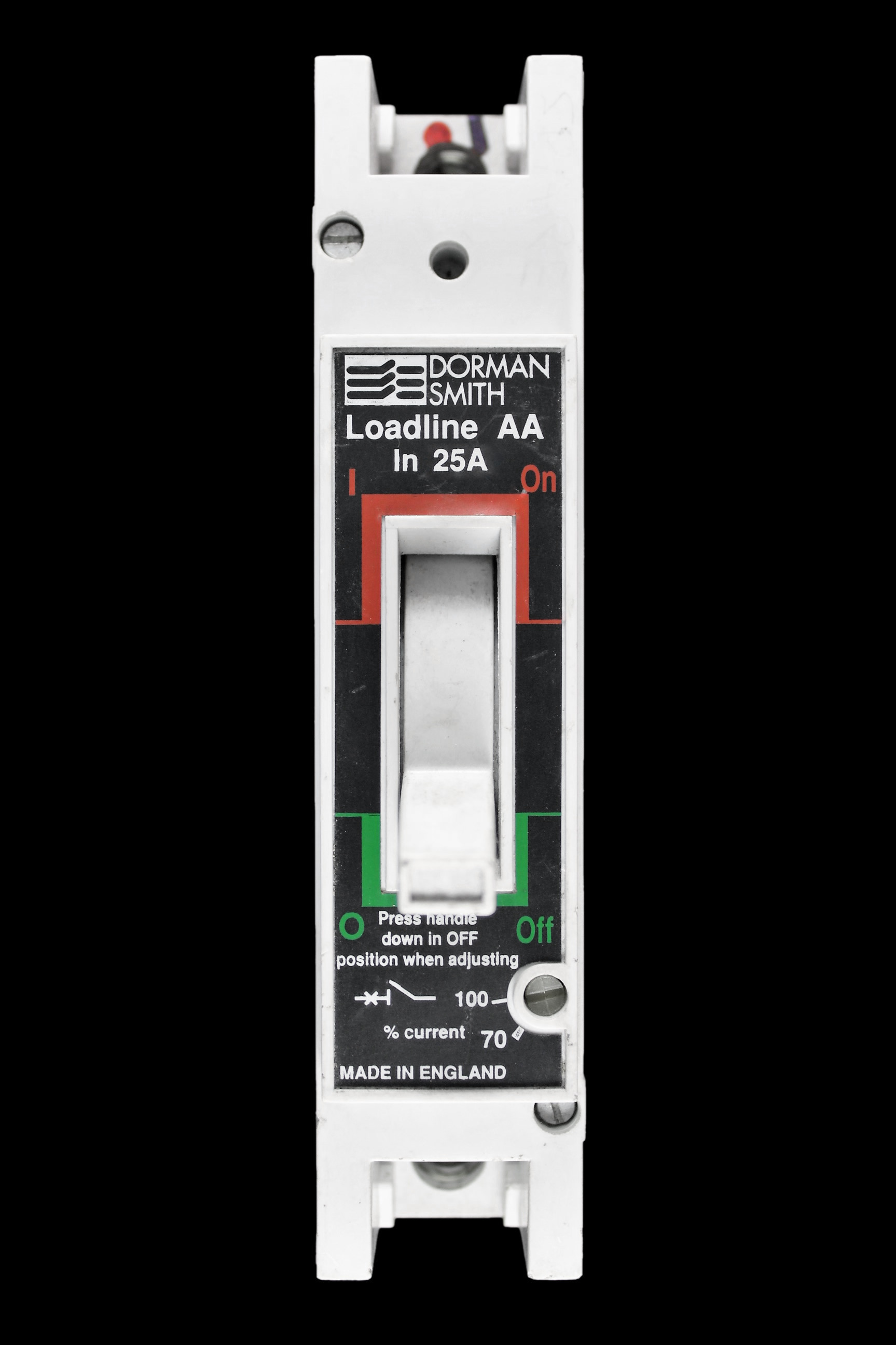 DORMAN SMITH 25 AMP 25kA MCCB LOADLINE AA LLBAA25