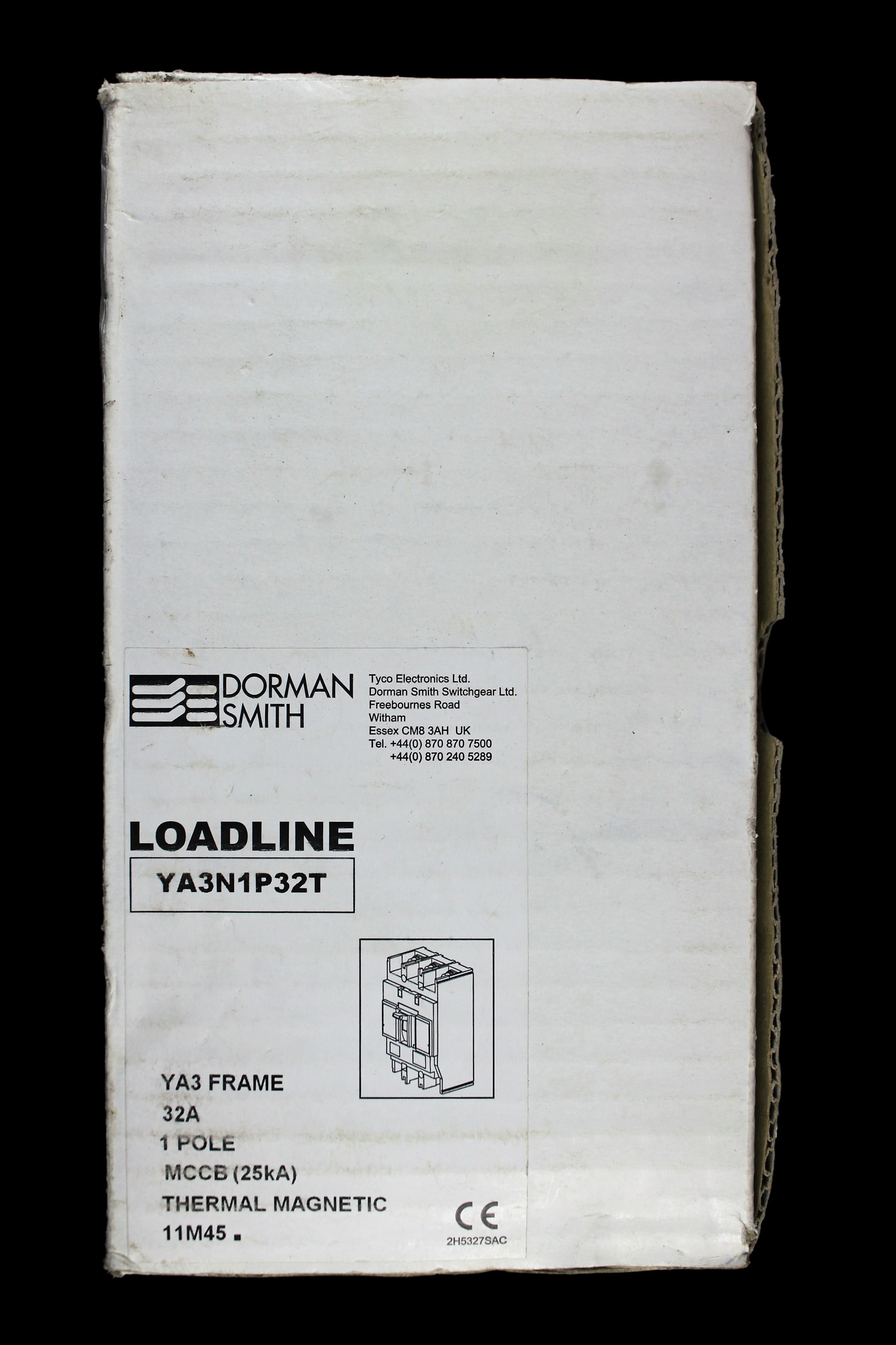 DORMAN SMITH 32 AMP 25kA MCCB YA3N1P32T LOADLINE YA3