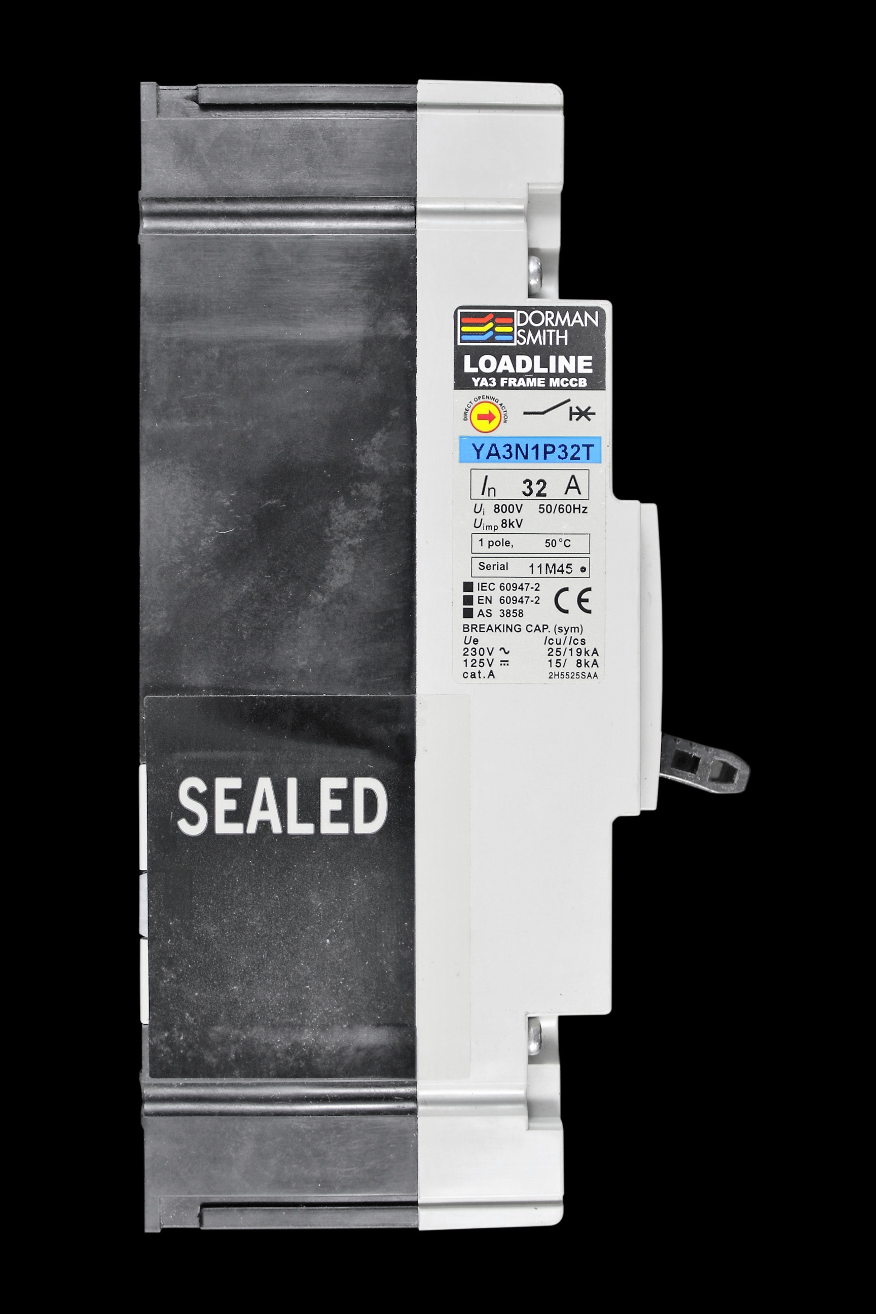 DORMAN SMITH 20 AMP 25kA MCCB YA3N1P20T LOADLINE YA3