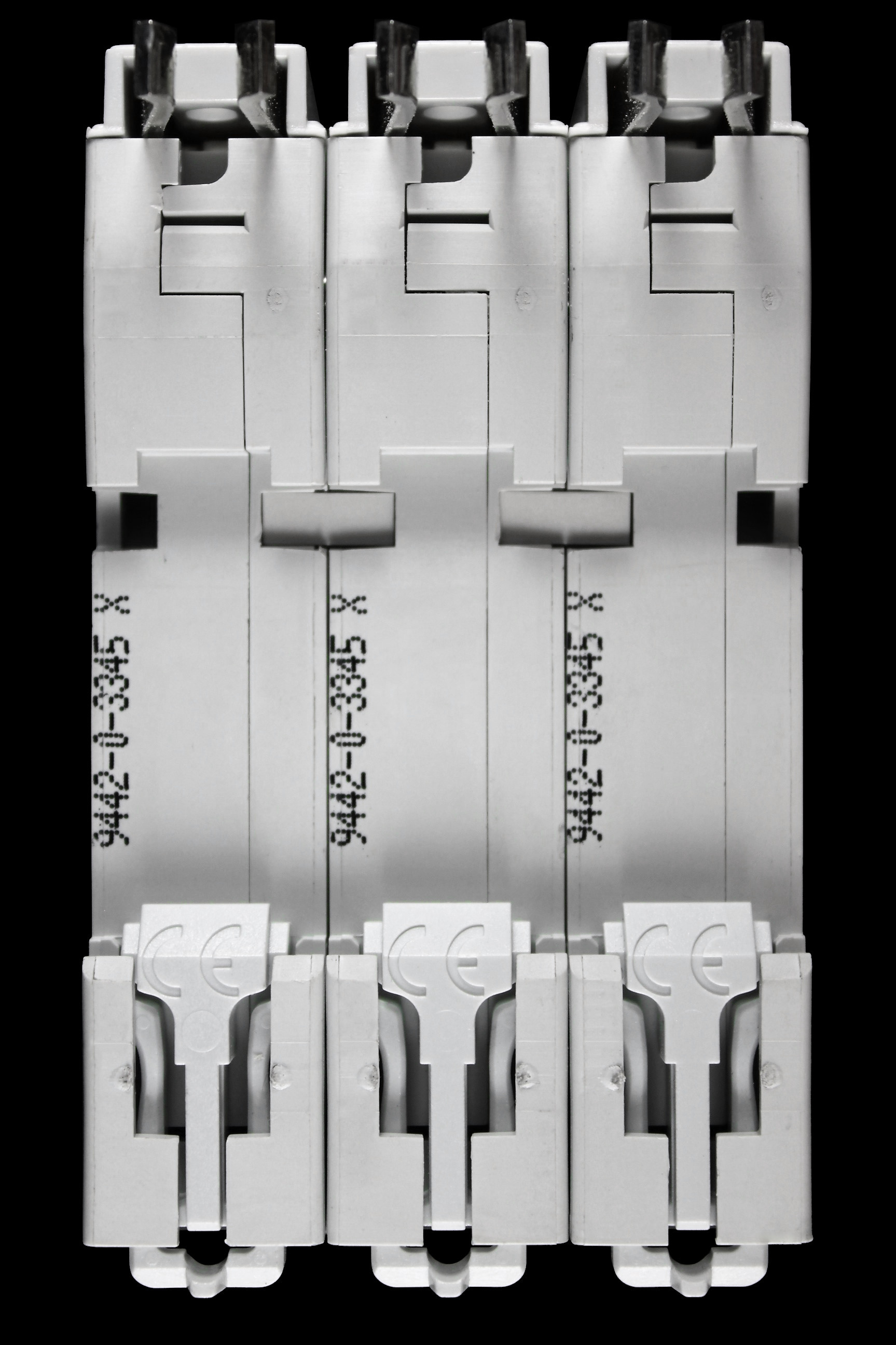 SQUARE D 25 AMP CURVE D 10kA TRIPLE POLE MCB CIRCUIT BREAKER KQ 10D325