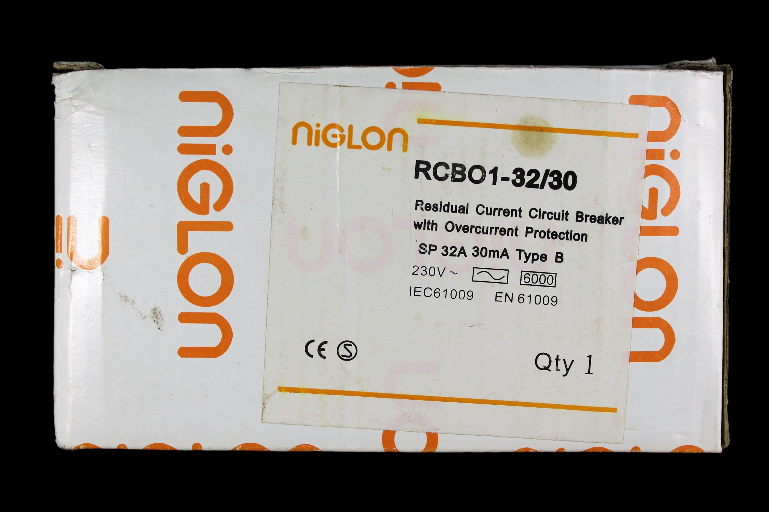 NIGLON 32 AMP CURVE B 6kA 30mA RCBO TYPE AC RCBO1-32/30