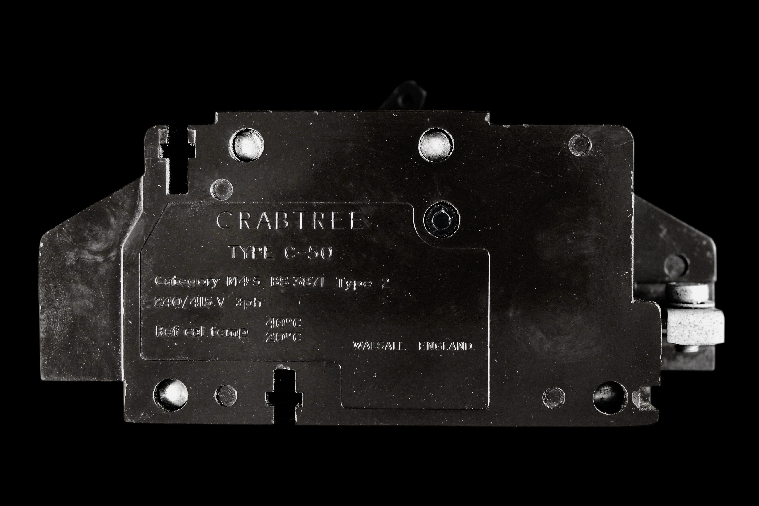 CRABTREE 60 AMP TYPE 2 M4.5 TRIPLE POLE MCB CIRCUIT BREAKER C-50 C50