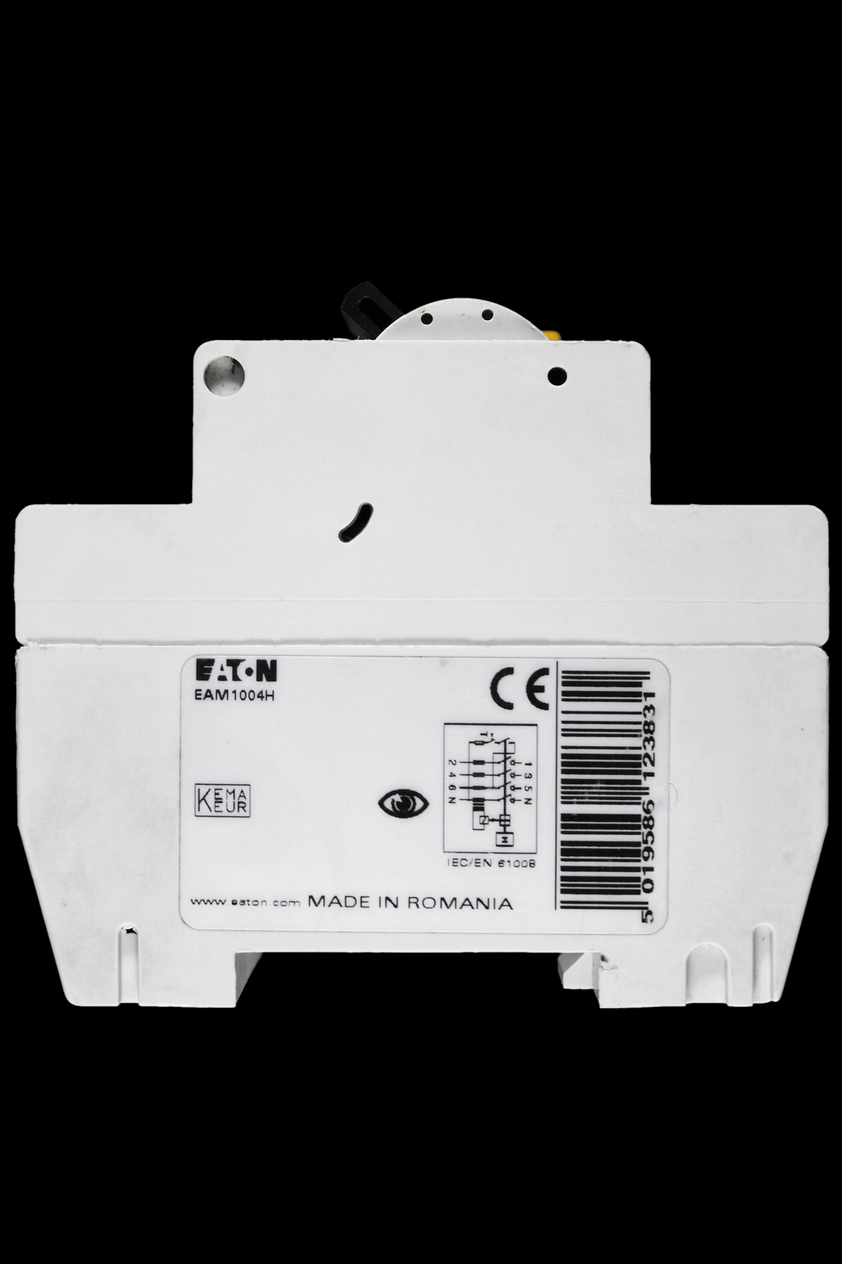 EATON 100 AMP 30mA FOUR POLE RCD EAM1004H YELLOW