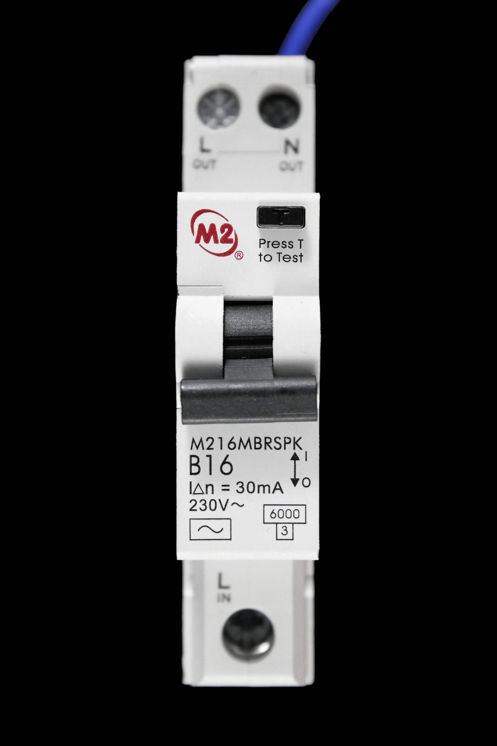 M2 16 AMP CURVE B 6kA 30mA RCBO M216MBRSPK