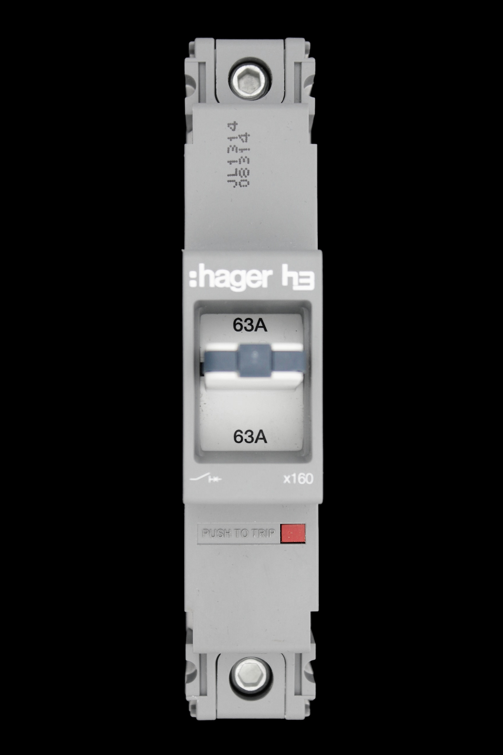 HAGER 63 AMP 18kA MCCB HDA061Z 313590 TM X160