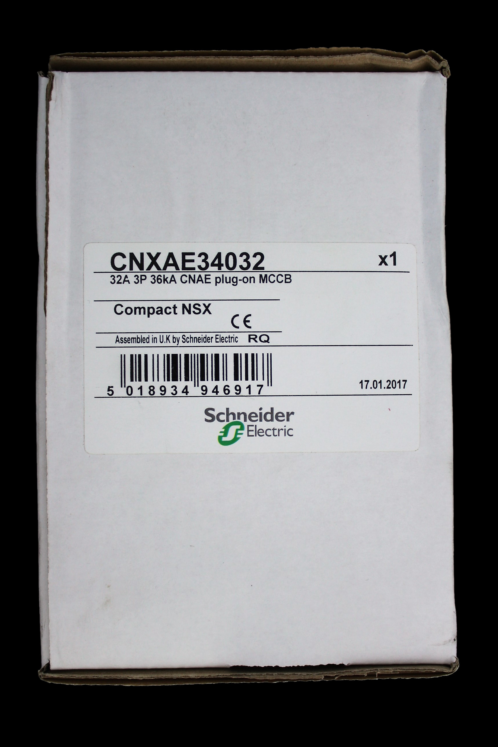 SCHNEIDER 32 MCCB TRIPLE POLE 36kA NSX100F CNXAE34032 TM32D