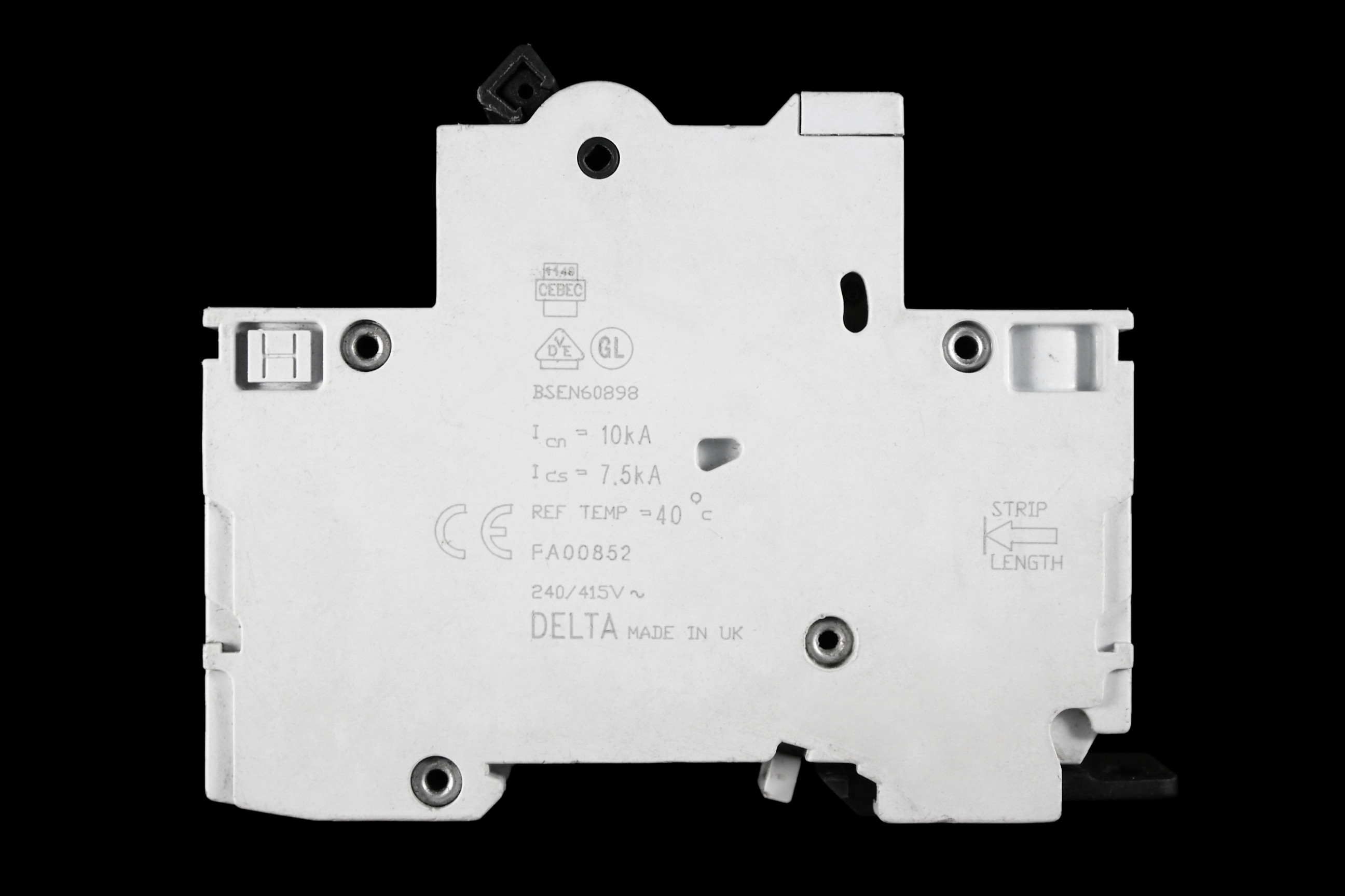 BILL 63 AMP CURVE B 10kA TRIPLE POLE MCB CIRCUIT BREAKER THB633