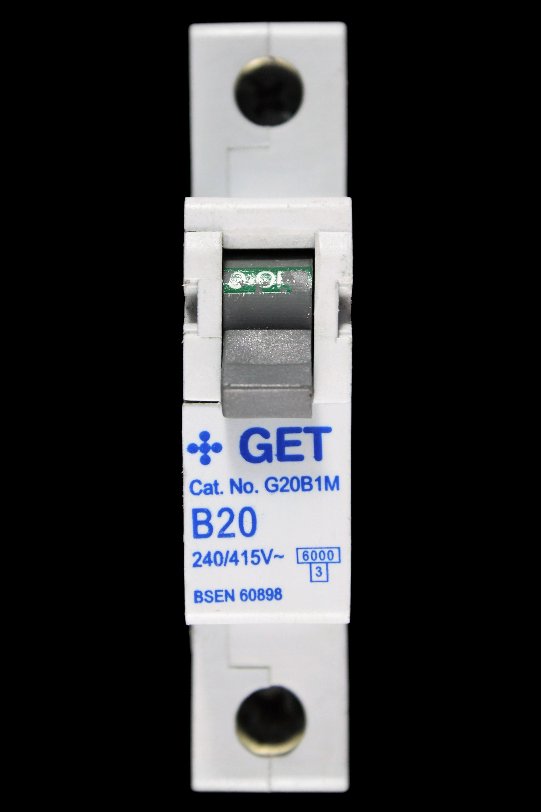 GET 20 AMP CURVE B 6kA MCB CIRCUIT BREAKER G20B1M