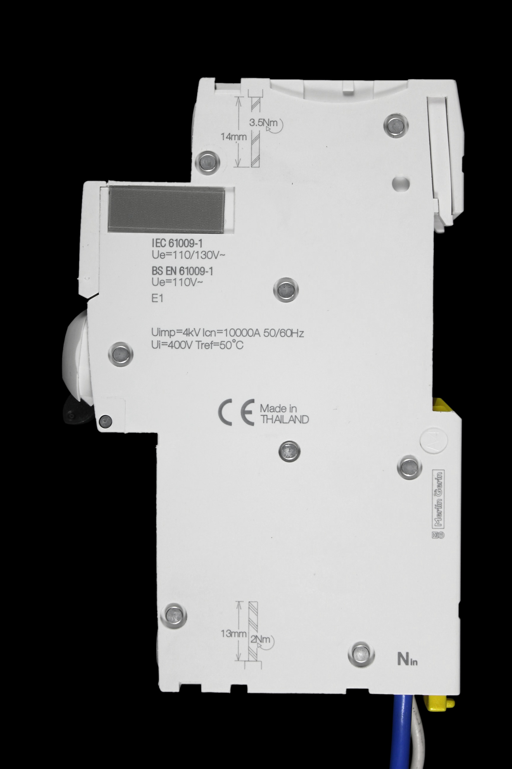 SCHNEIDER 20 AMP CURVE C 10kA 30mA RCBO TYPE A 110V IC60H ACTI9 A9D19820