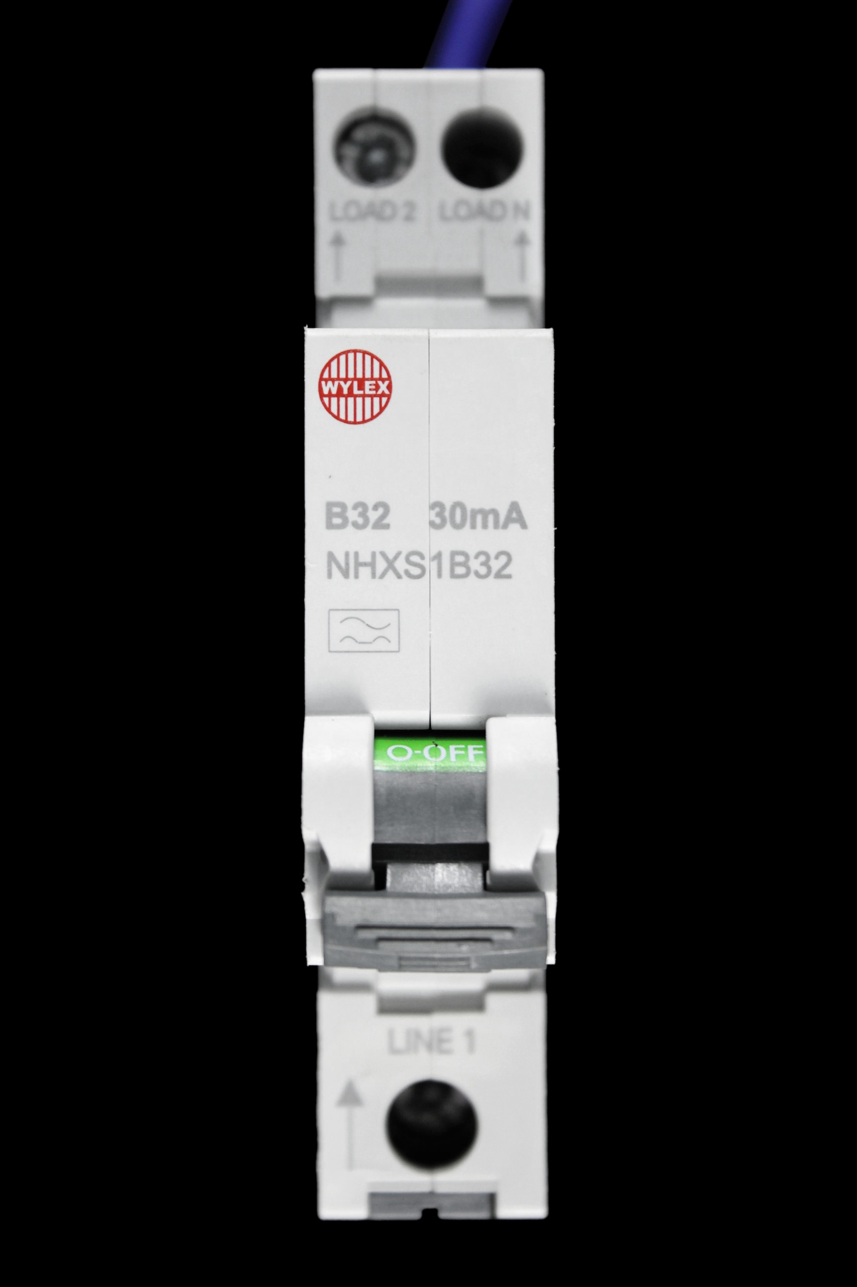 WYLEX 32 AMP CURVE B 6kA 30mA RCBO TYPE A NHXS1B32