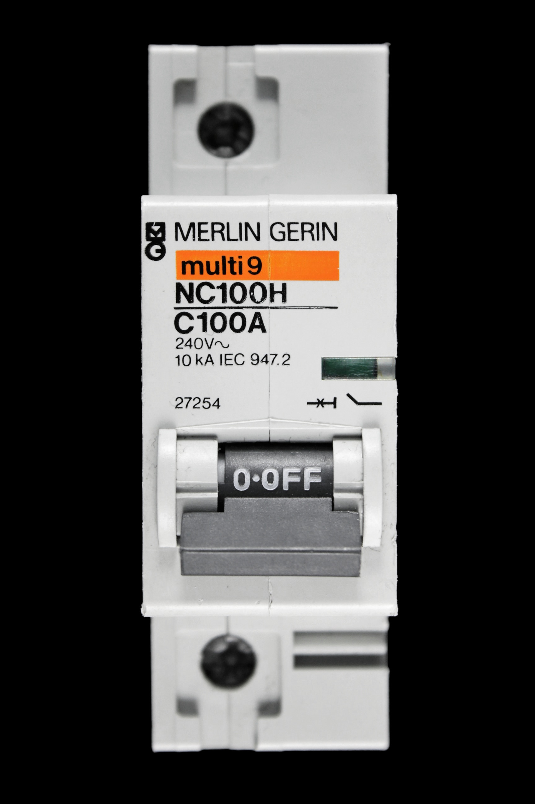 MERLIN GERIN 100 AMP CURVE C 10kA MCB CIRCUIT BREAKER NC100H 27254