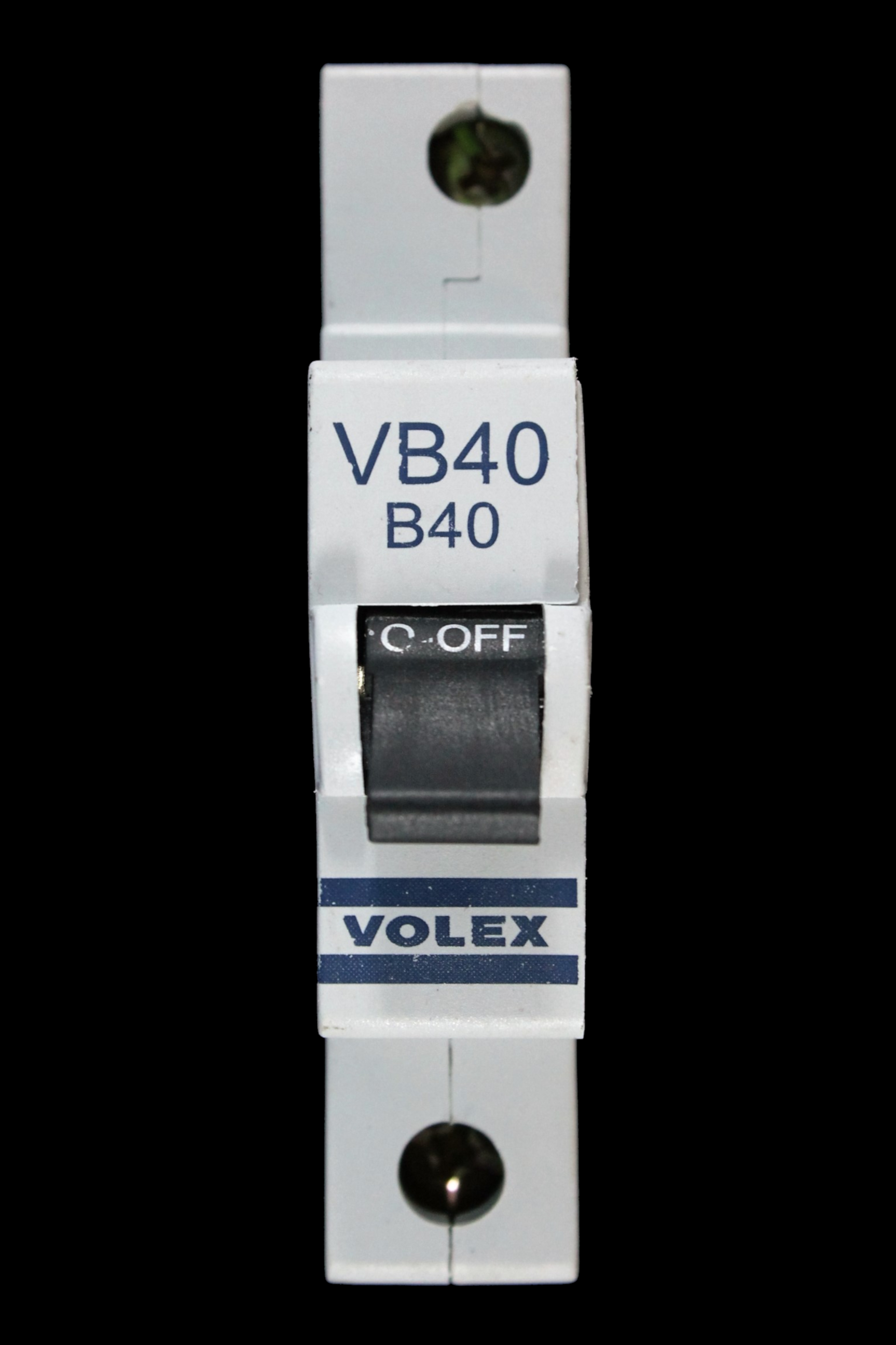 VOLEX 40 AMP CURVE B 6kA MCB CIRCUIT BREAKER VB40 RED CLIP