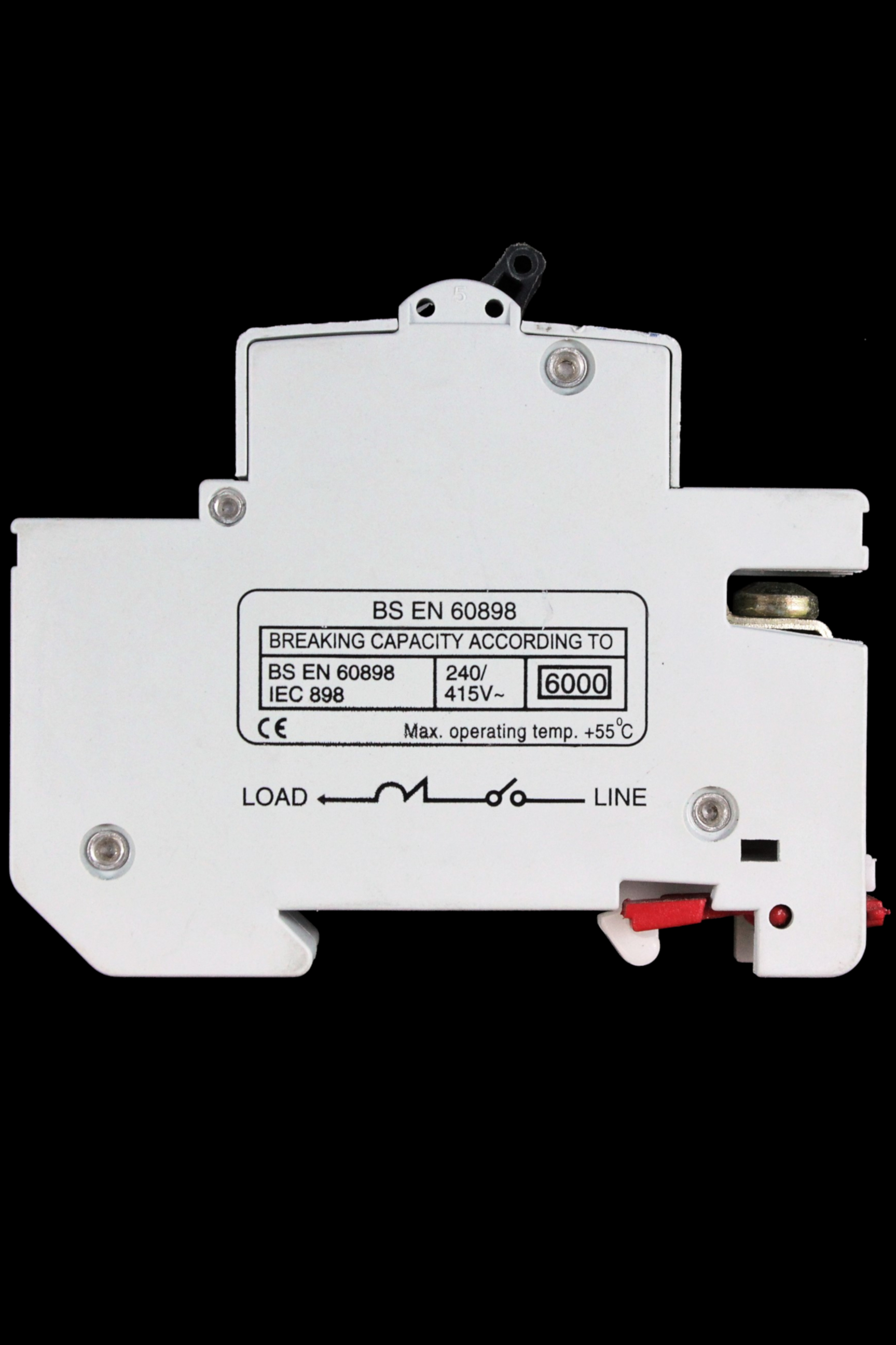 VOLEX 40 AMP CURVE B 6kA MCB CIRCUIT BREAKER VB40 RED CLIP