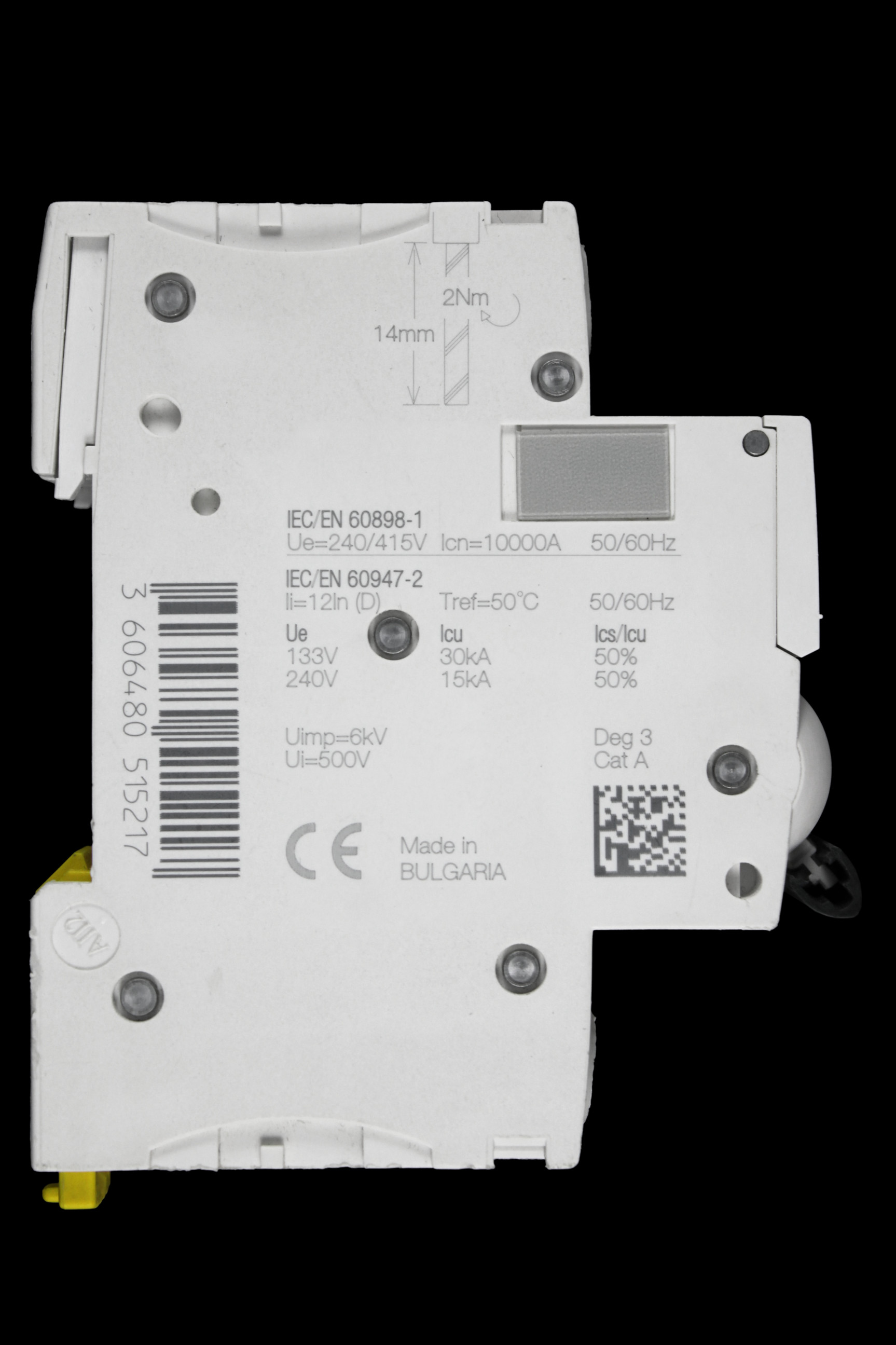 SCHNEIDER 16 AMP CURVE D 10kA MCB CIRCUIT BREAKER A9F55116 IC60H