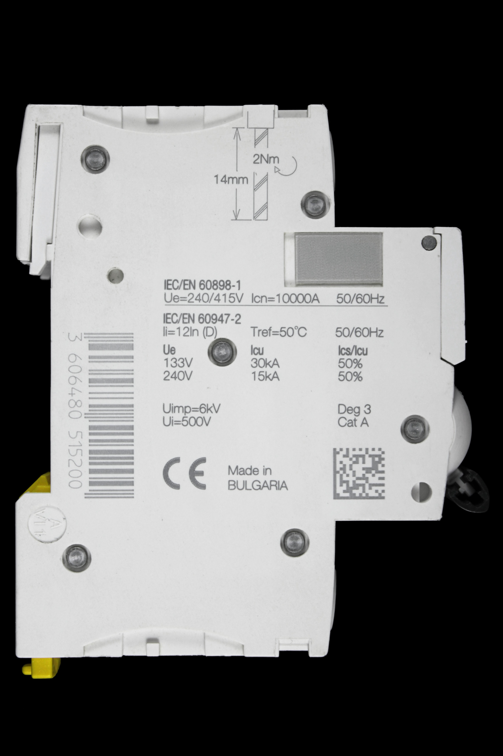SCHNEIDER 10 AMP CURVE D 10kA MCB CIRCUIT BREAKER A9F55110 IC60H