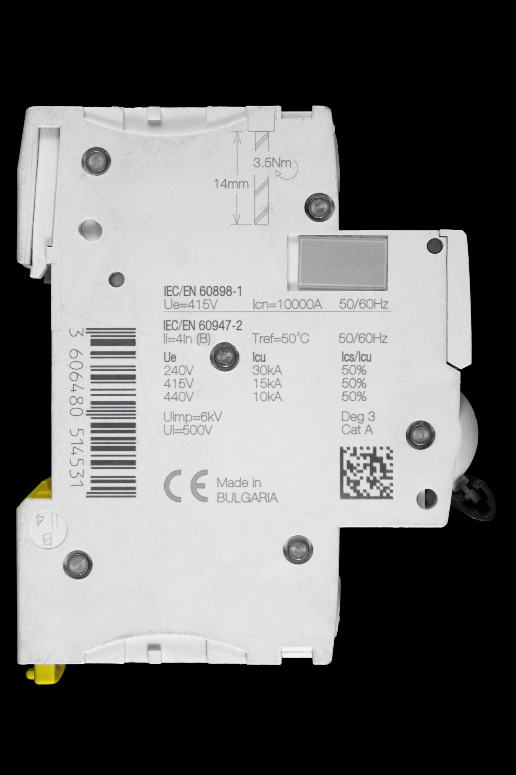 SCHNEIDER 40 AMP CURVE B 10kA TRIPLE POLE MCB CIRCUIT BREAKER A9F53340 IC60H