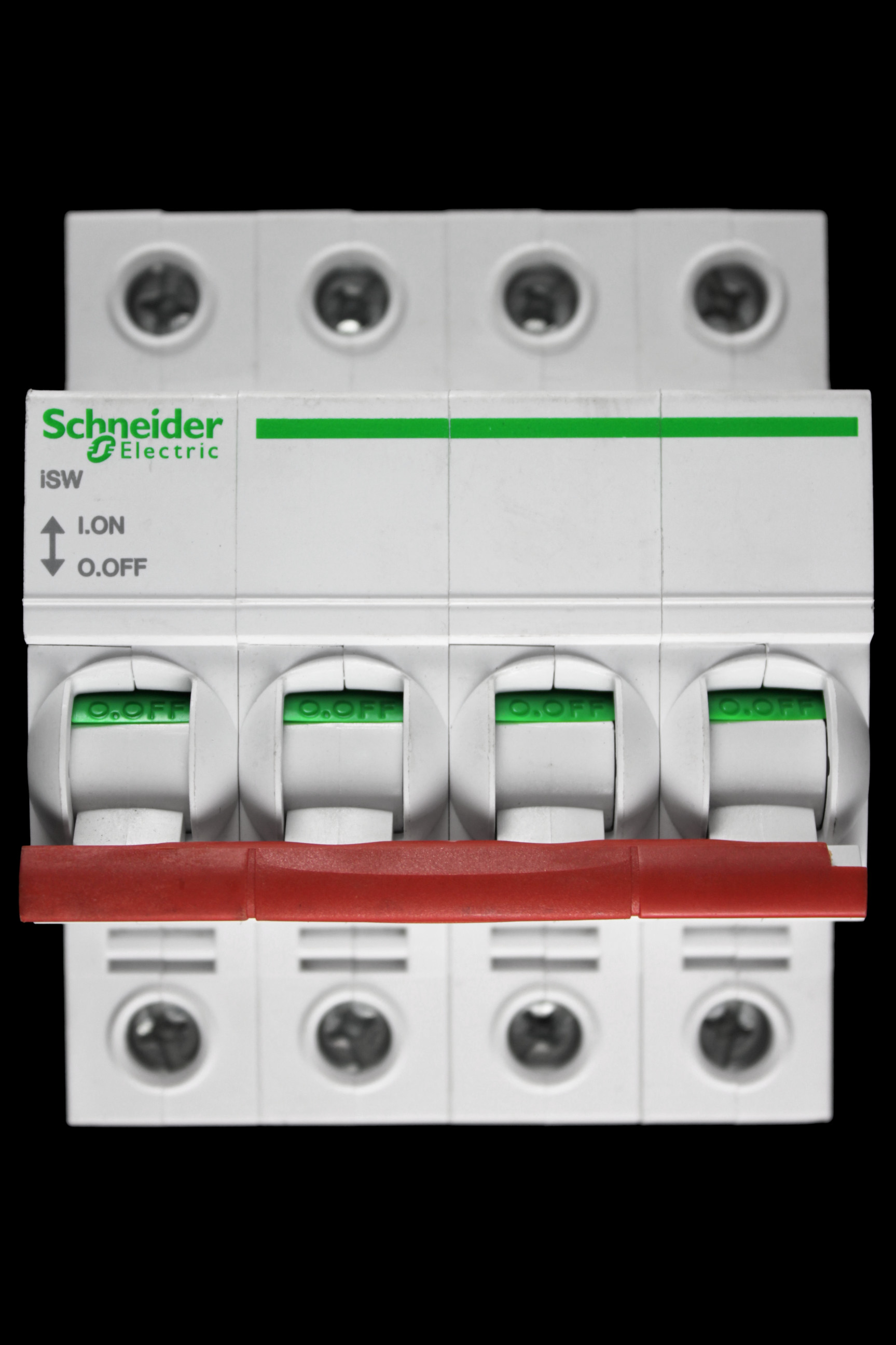 SCHNEIDER 125 AMP FOUR POLE MAIN SWITCH DISCONNECTOR ISW A9S66492