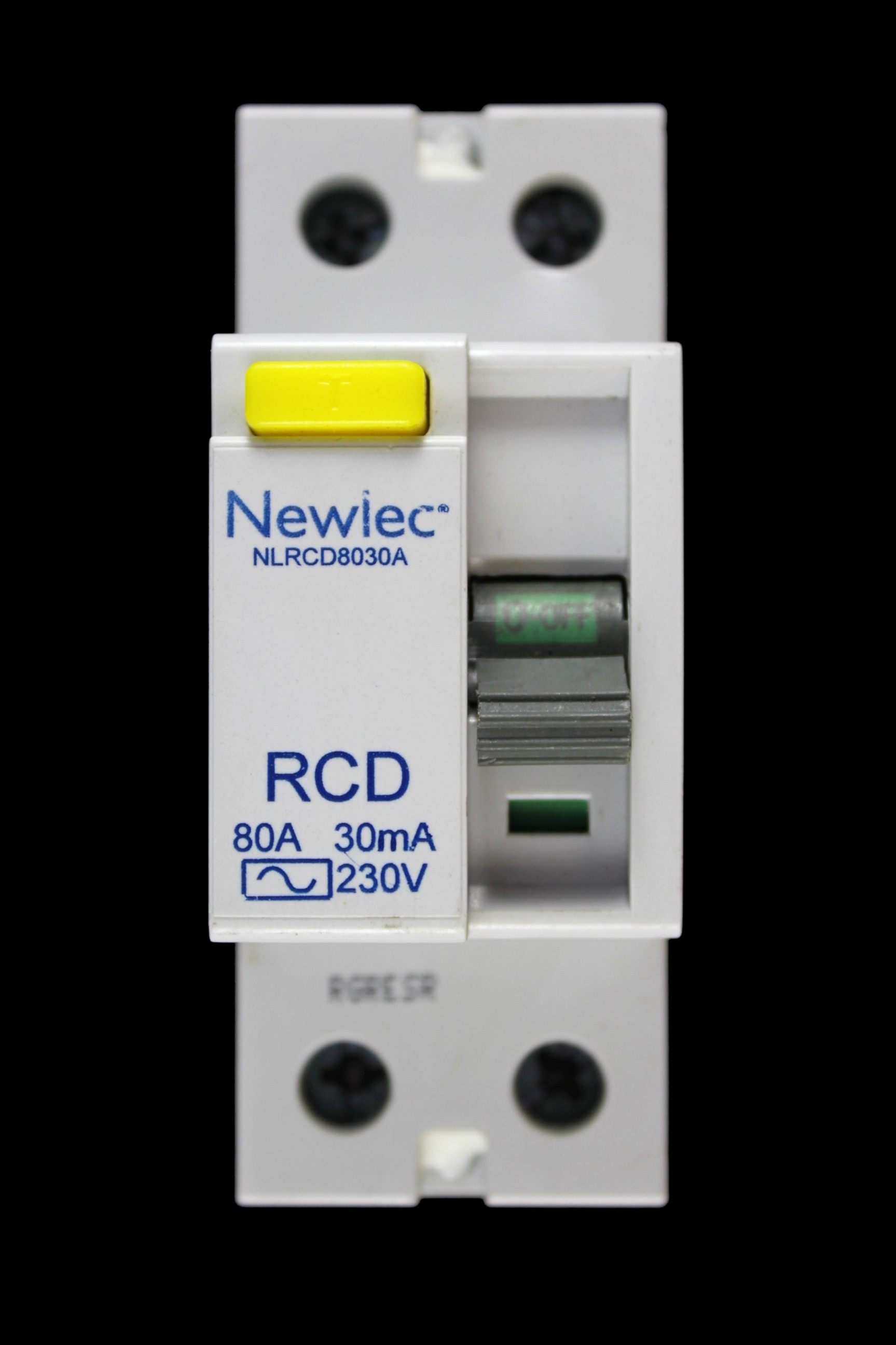 NEWLEC 80 AMP 30mA DOUBLE POLE RCD TYPE AC NLRCD8030A