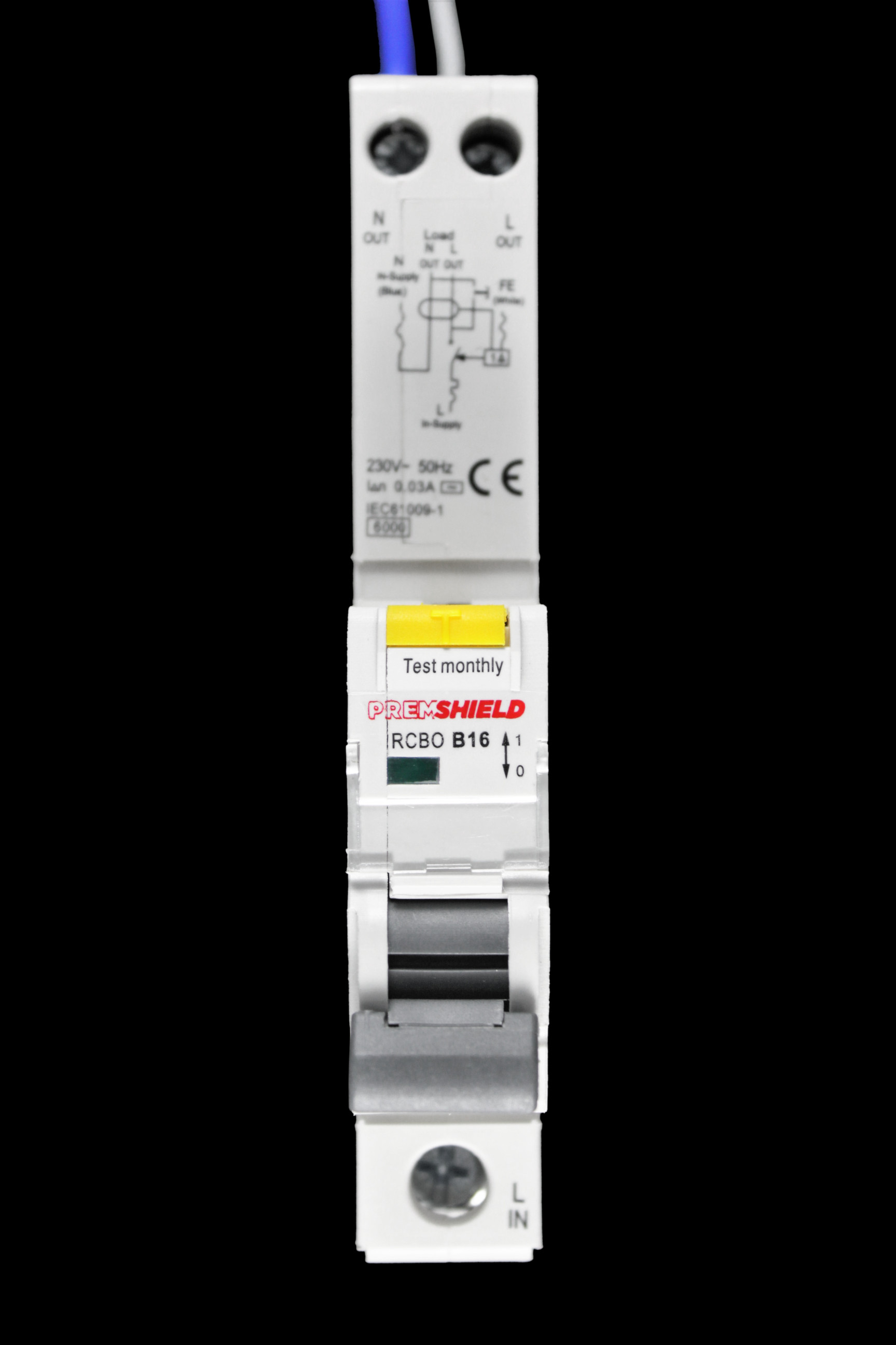 PREMSHIELD 16 AMP CURVE B 6kA 30mA RCBO PS116BRCBO