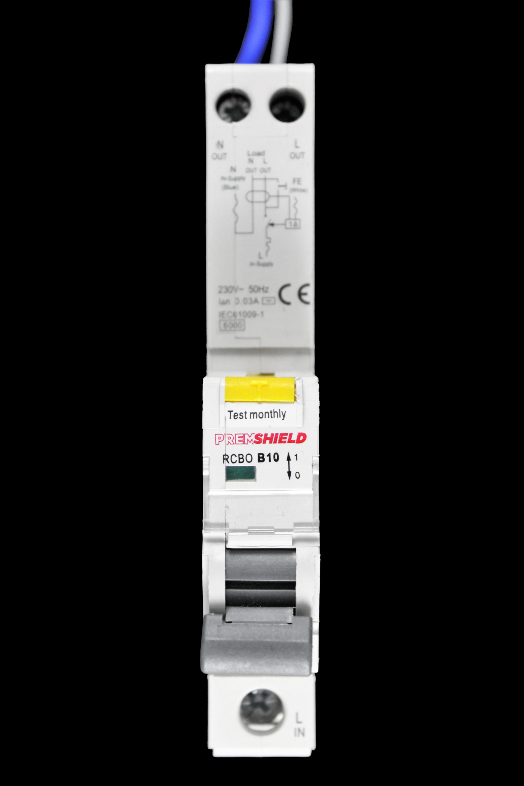 PREMSHIELD 10 AMP CURVE B 6kA 30mA RCBO PS110BRCBO