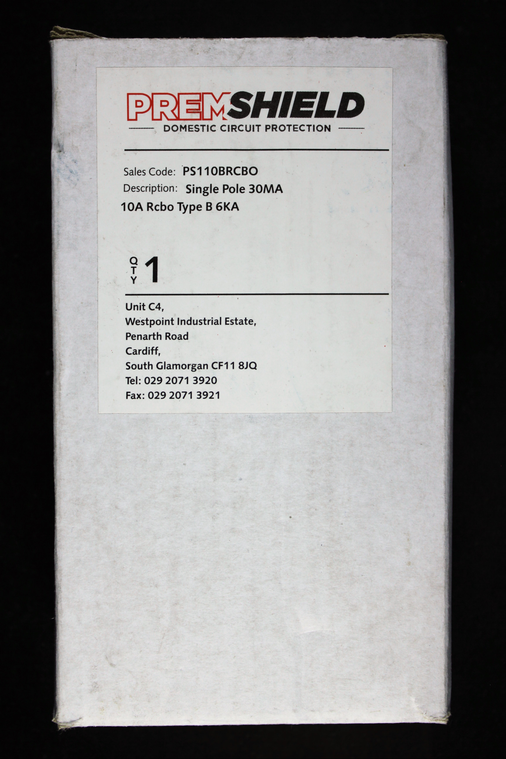 PREMSHIELD 10 AMP CURVE B 6kA 30mA RCBO PS110BRCBO