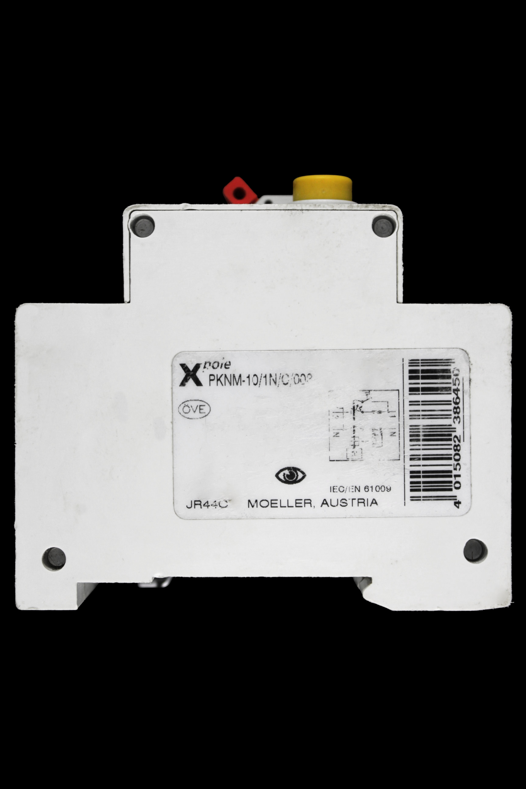 MOELLER 10 AMP CURVE C 10kA 30mA DOUBLE POLE RCBO TYPE AC PKNM-10/1N/C/003