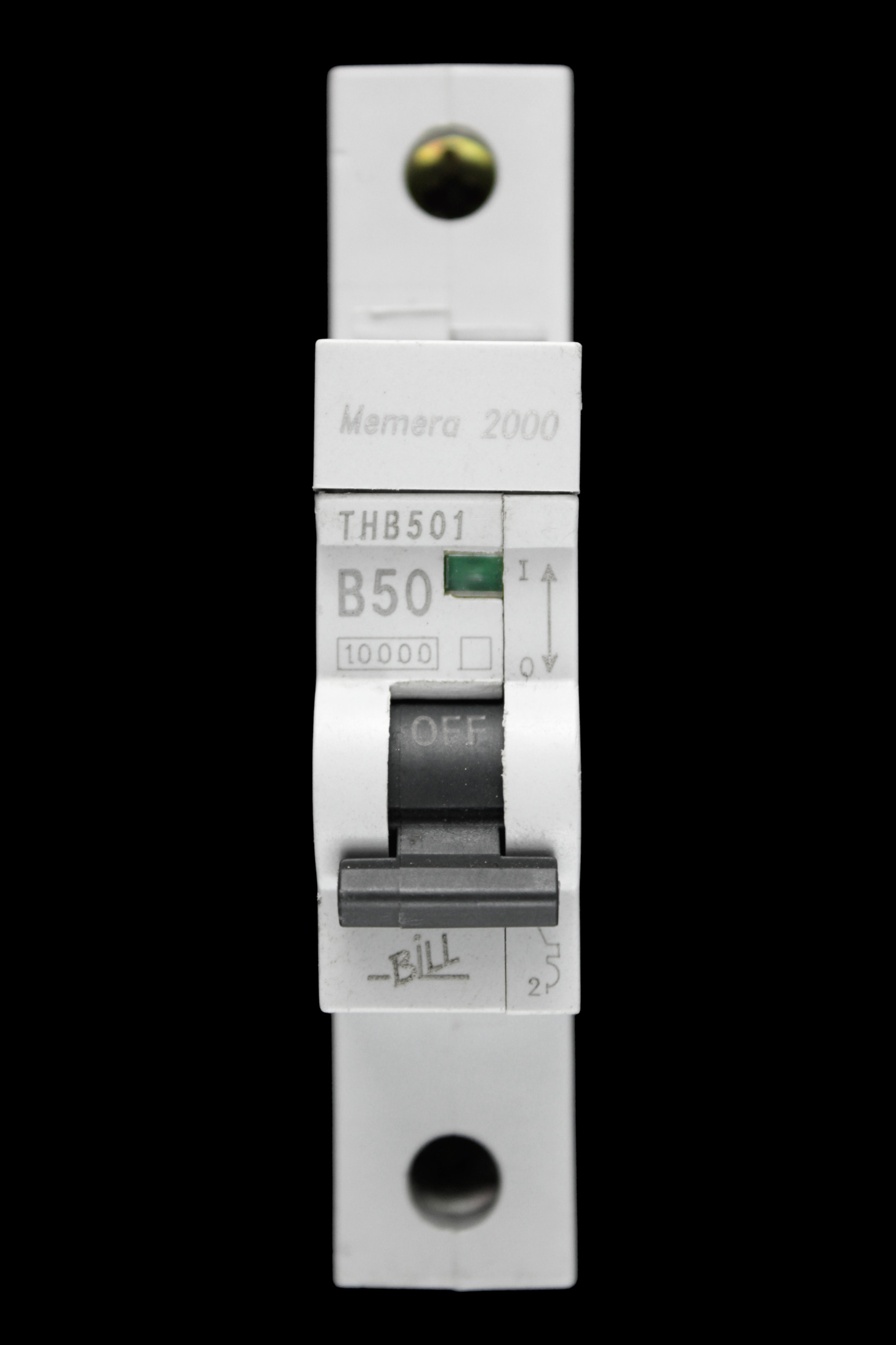BILL 50 AMP CURVE B 10kA MCB CIRCUIT BREAKER THB501