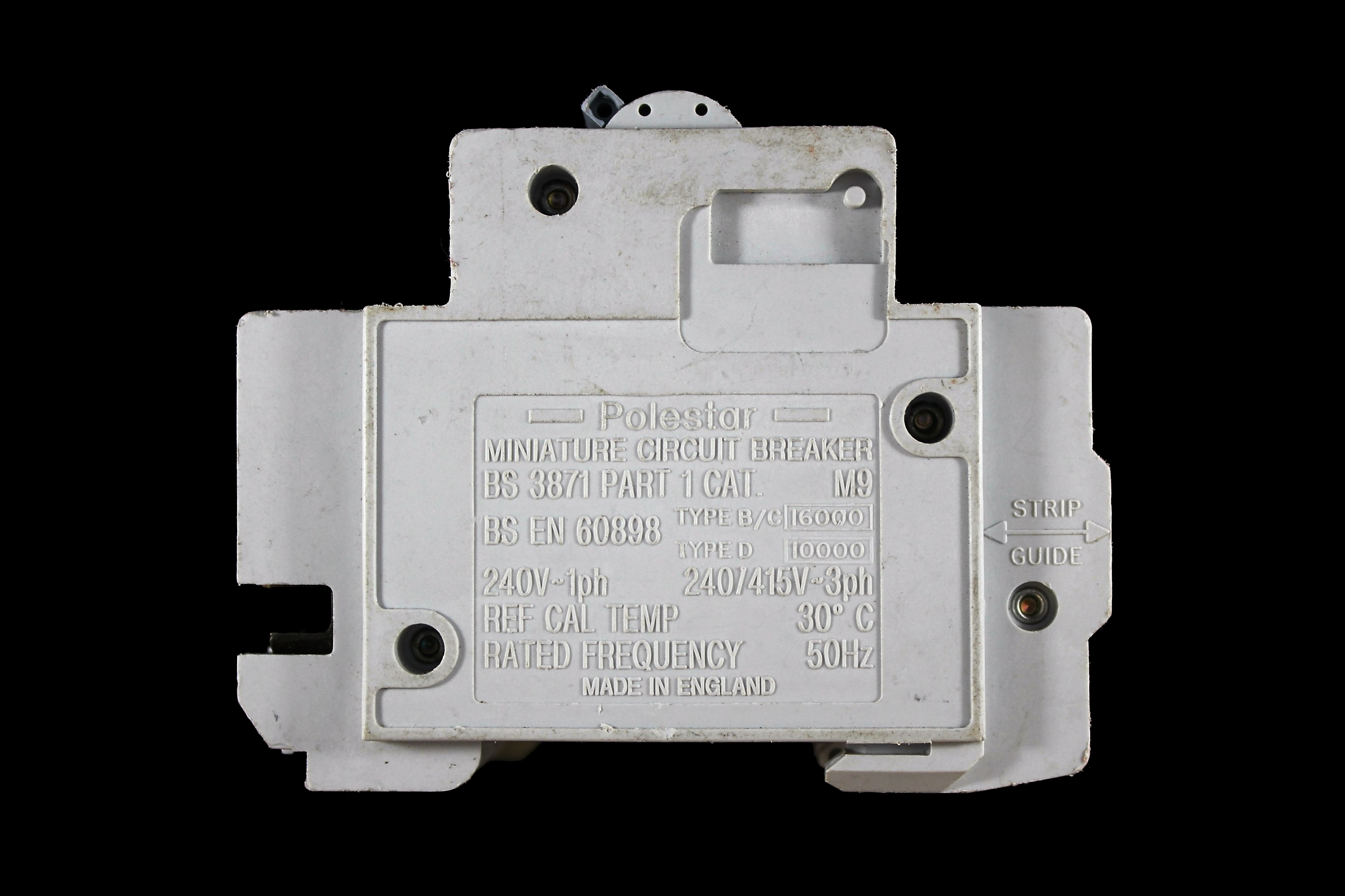 CRABTREE 40 AMP CURVE D 10kA TRIPLE POLE MCB CIRCUIT BREAKER POLESTAR