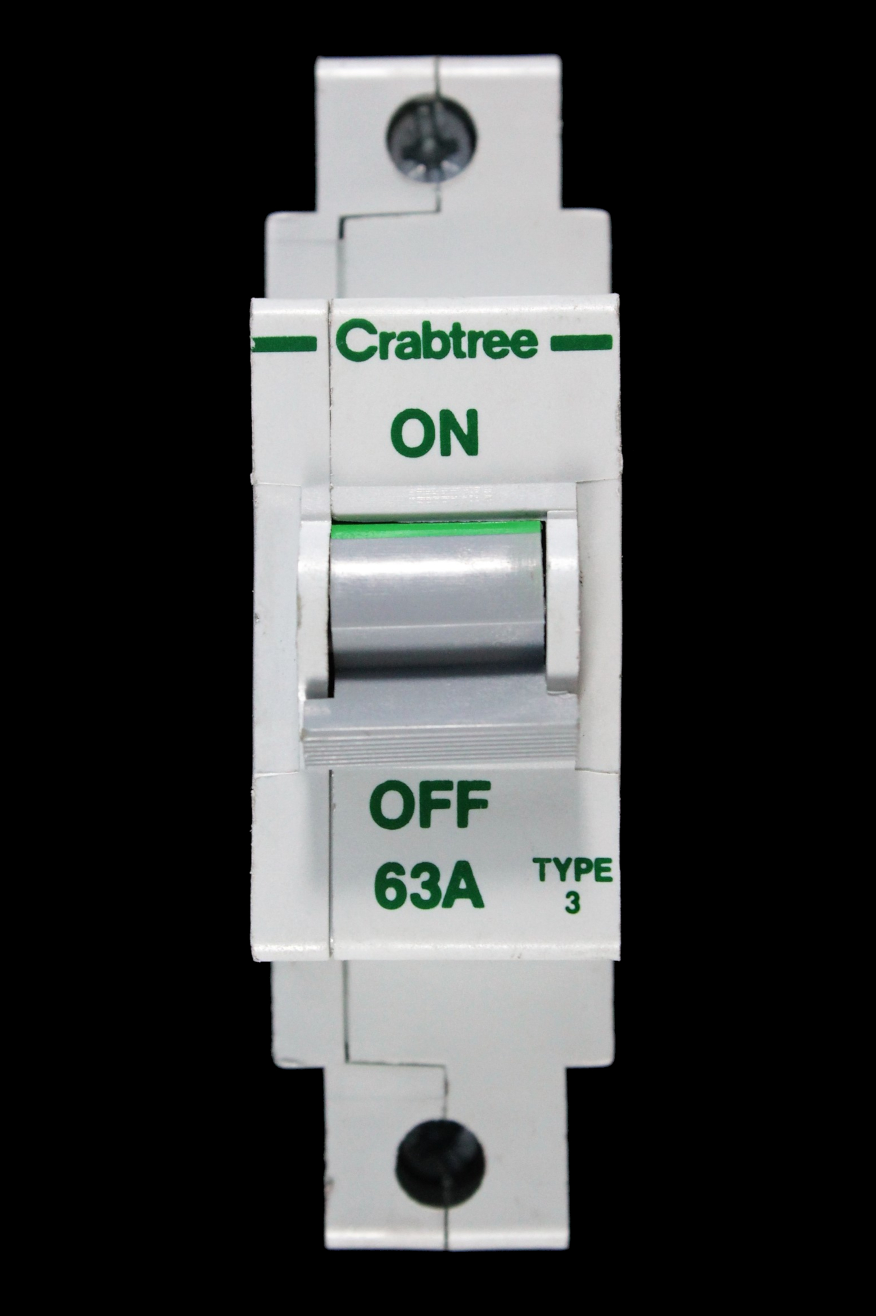 CRABTREE 63 AMP TYPE 3 M9 MCB CIRCUIT BREAKER POLESTAR