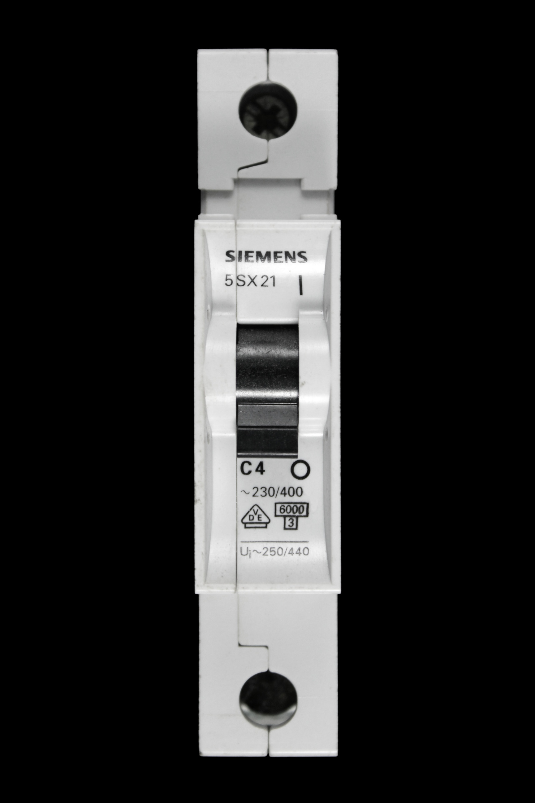 SIEMENS 4 AMP CURVE C 6kA MCB CIRCUIT BREAKER 5SX21 5SX2