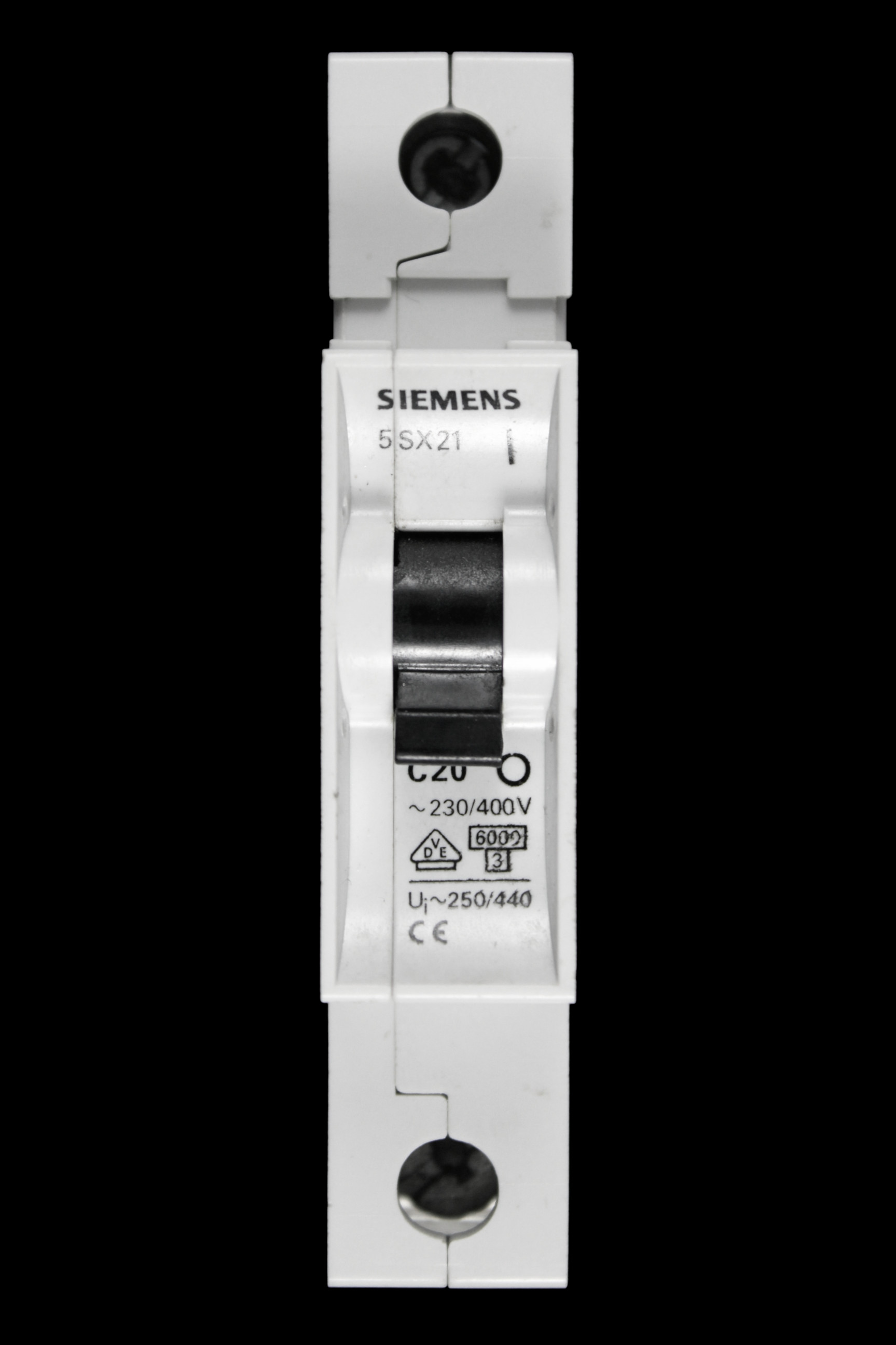 SIEMENS 20 AMP CURVE C 6kA MCB CIRCUIT BREAKER 5SX21 5SX2
