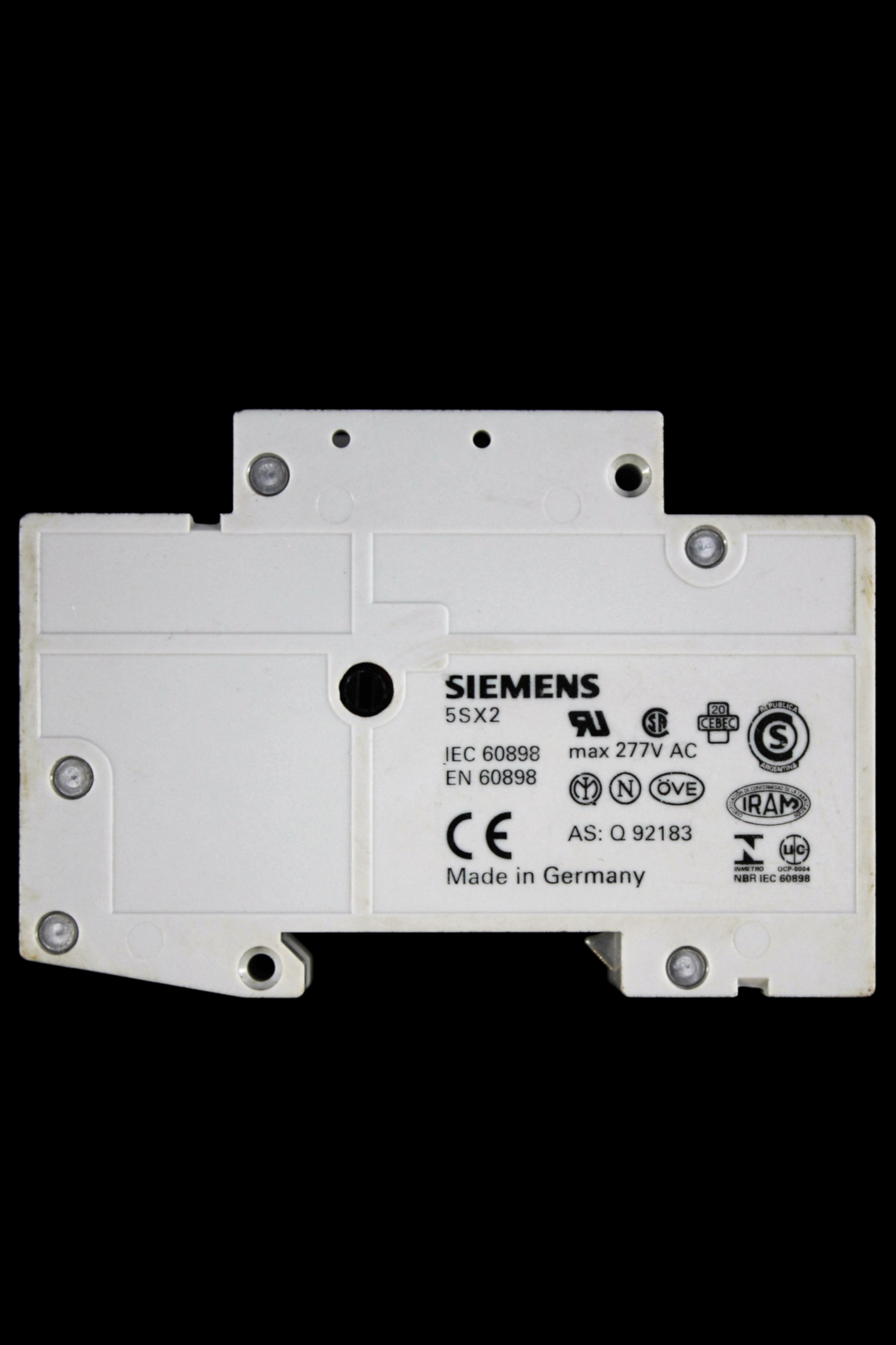 SIEMENS 20 AMP CURVE C 6kA MCB CIRCUIT BREAKER 5SX21 5SX2