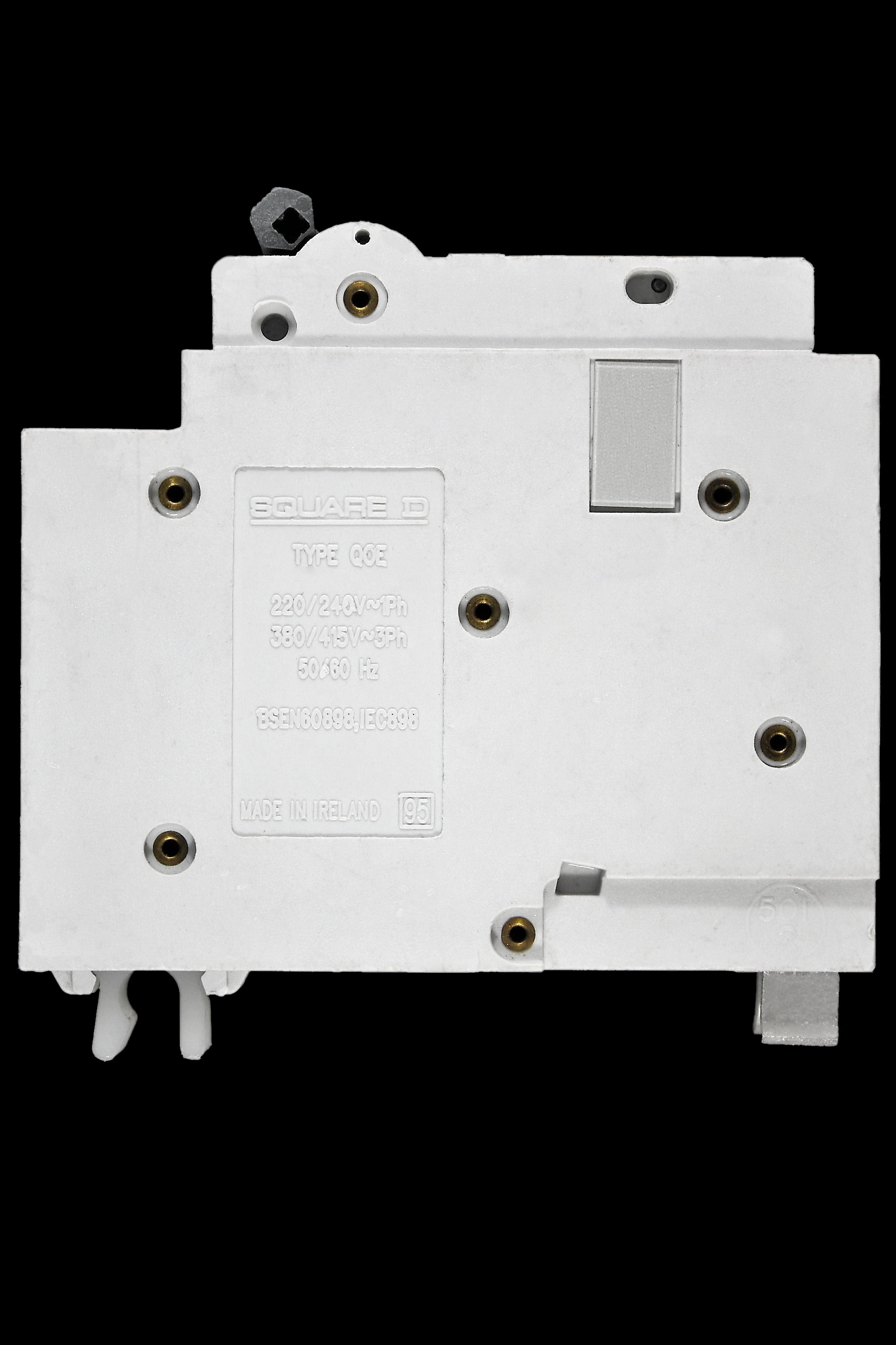 SQUARE D 20 AMP CURVE B 6kA MCB CIRCUIT BREAKER QOE 6000