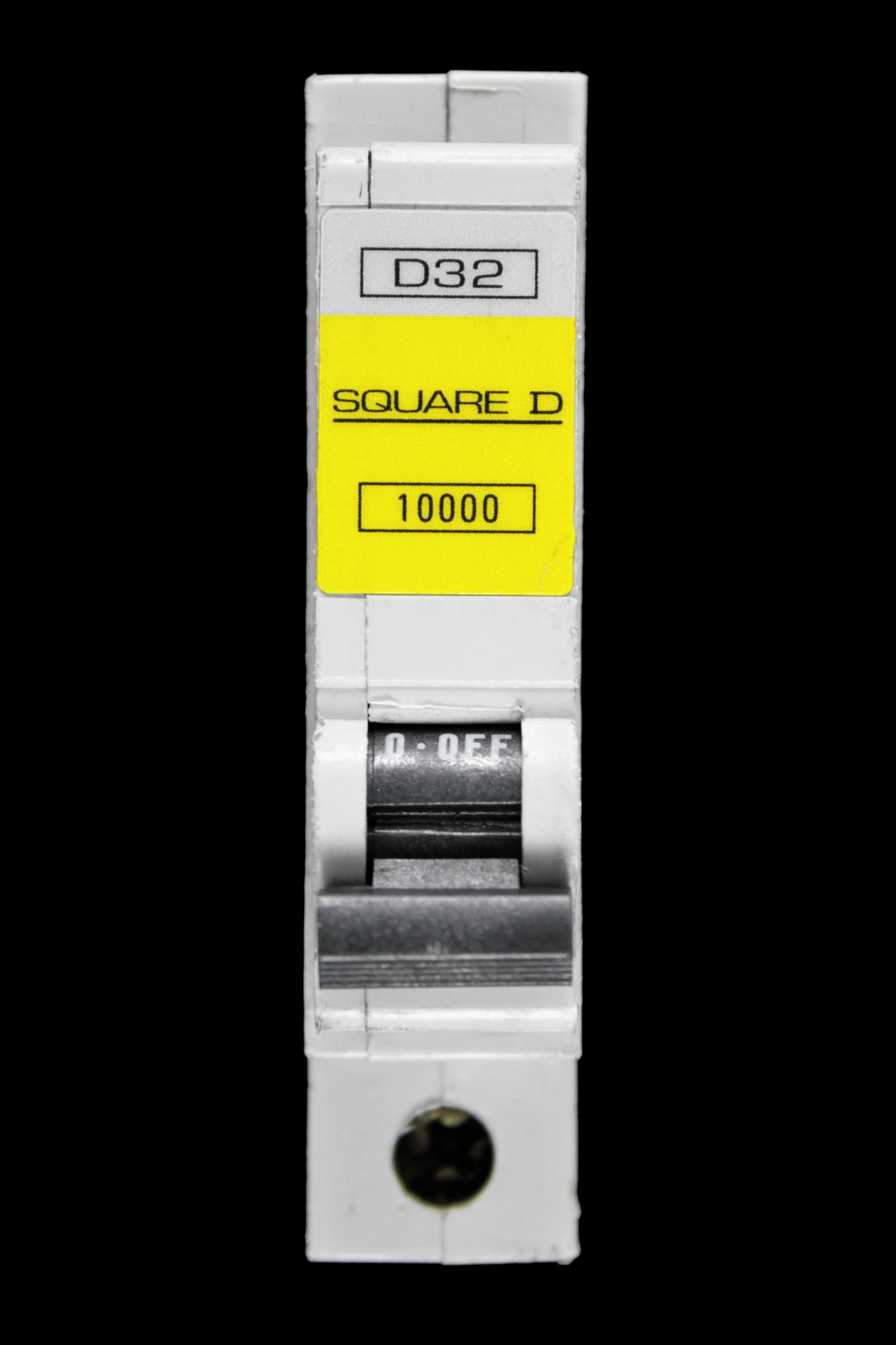 SQUARE D 32 AMP CURVE D 10kA MCB CIRCUIT BREAKER QOE 10000