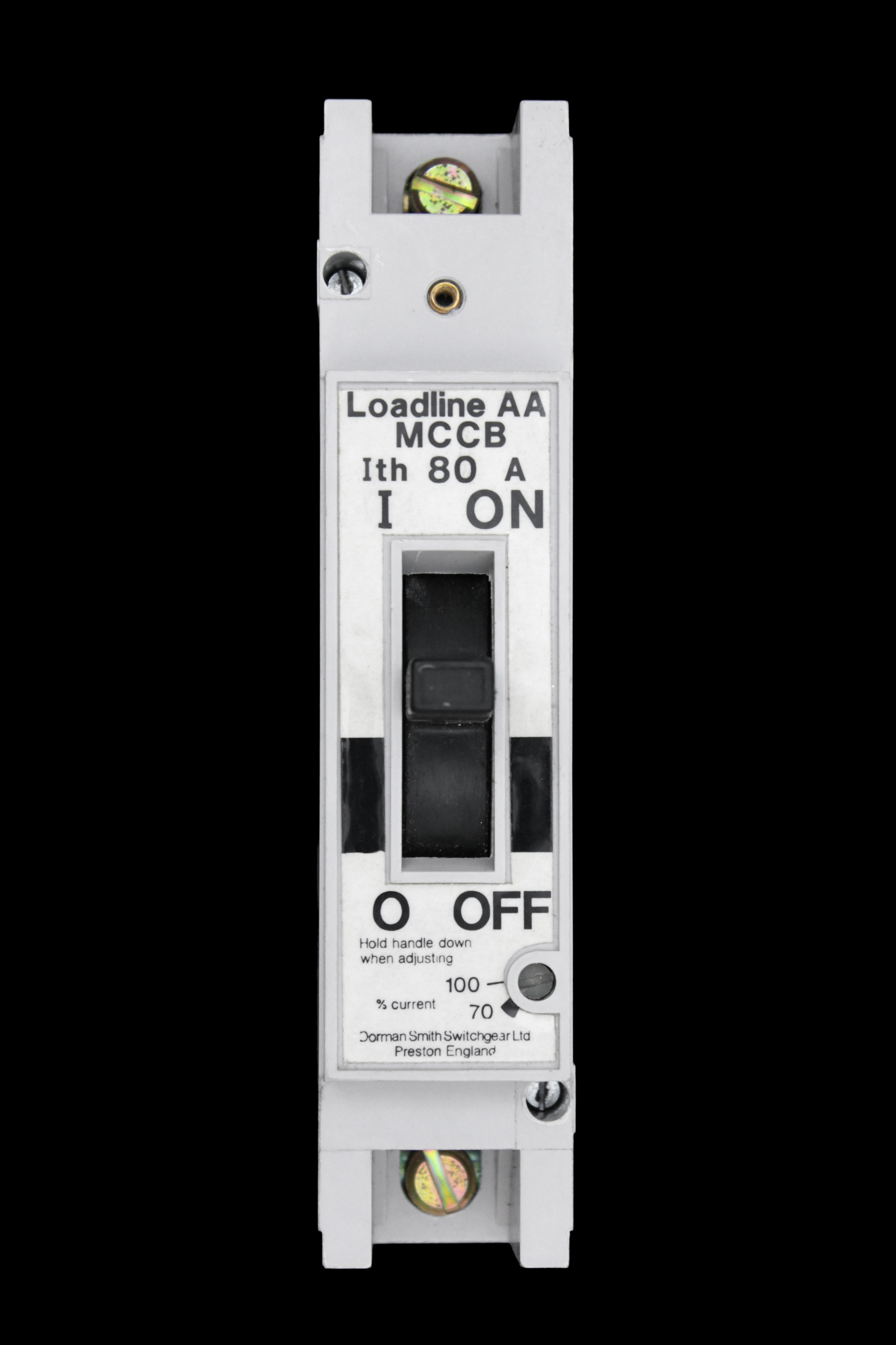 DORMAN SMITH 80 AMP MCCB LOADLINE AA LLBAA80 WHITE
