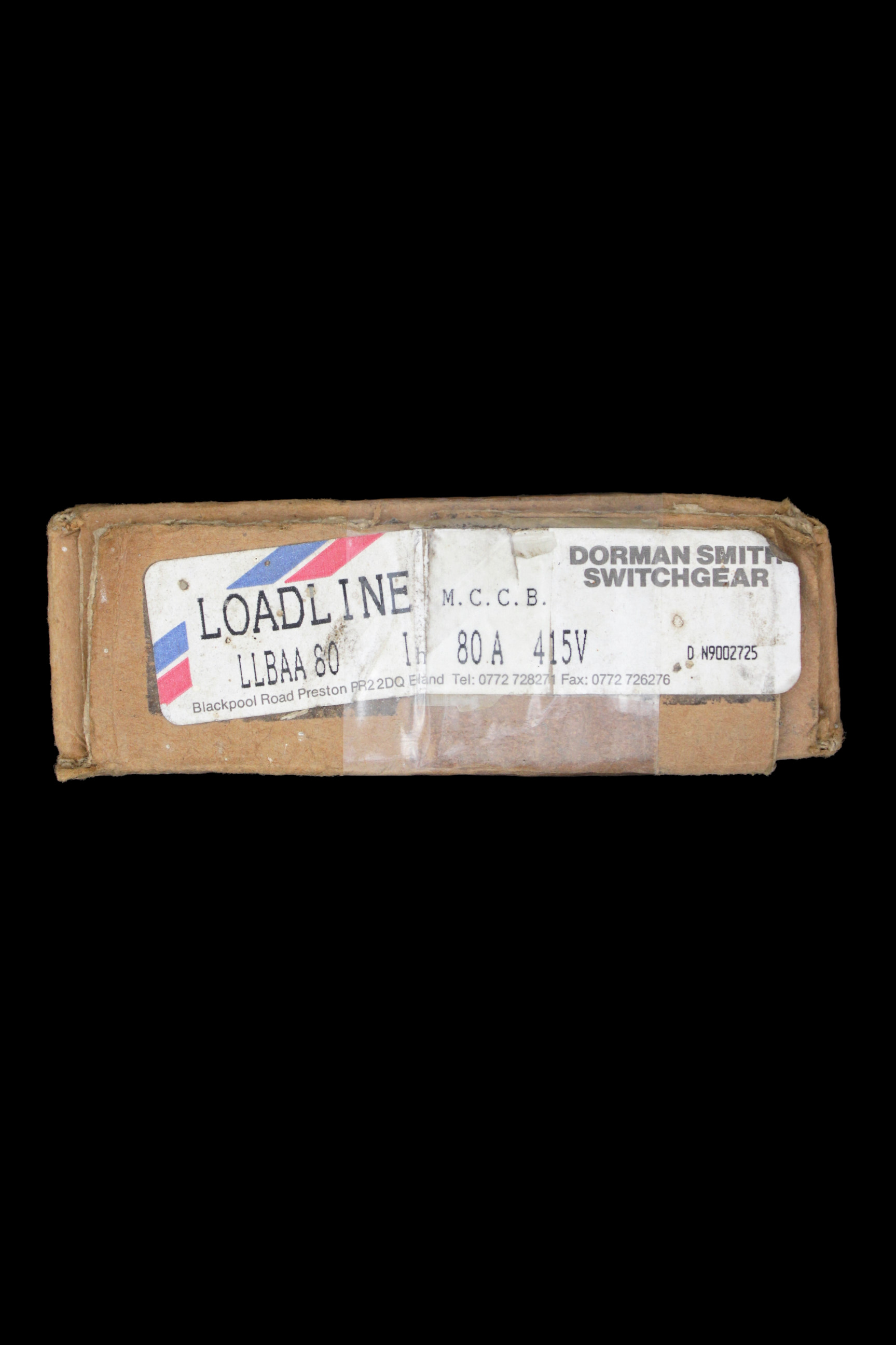 DORMAN SMITH 80 AMP MCCB LOADLINE AA LLBAA80 WHITE