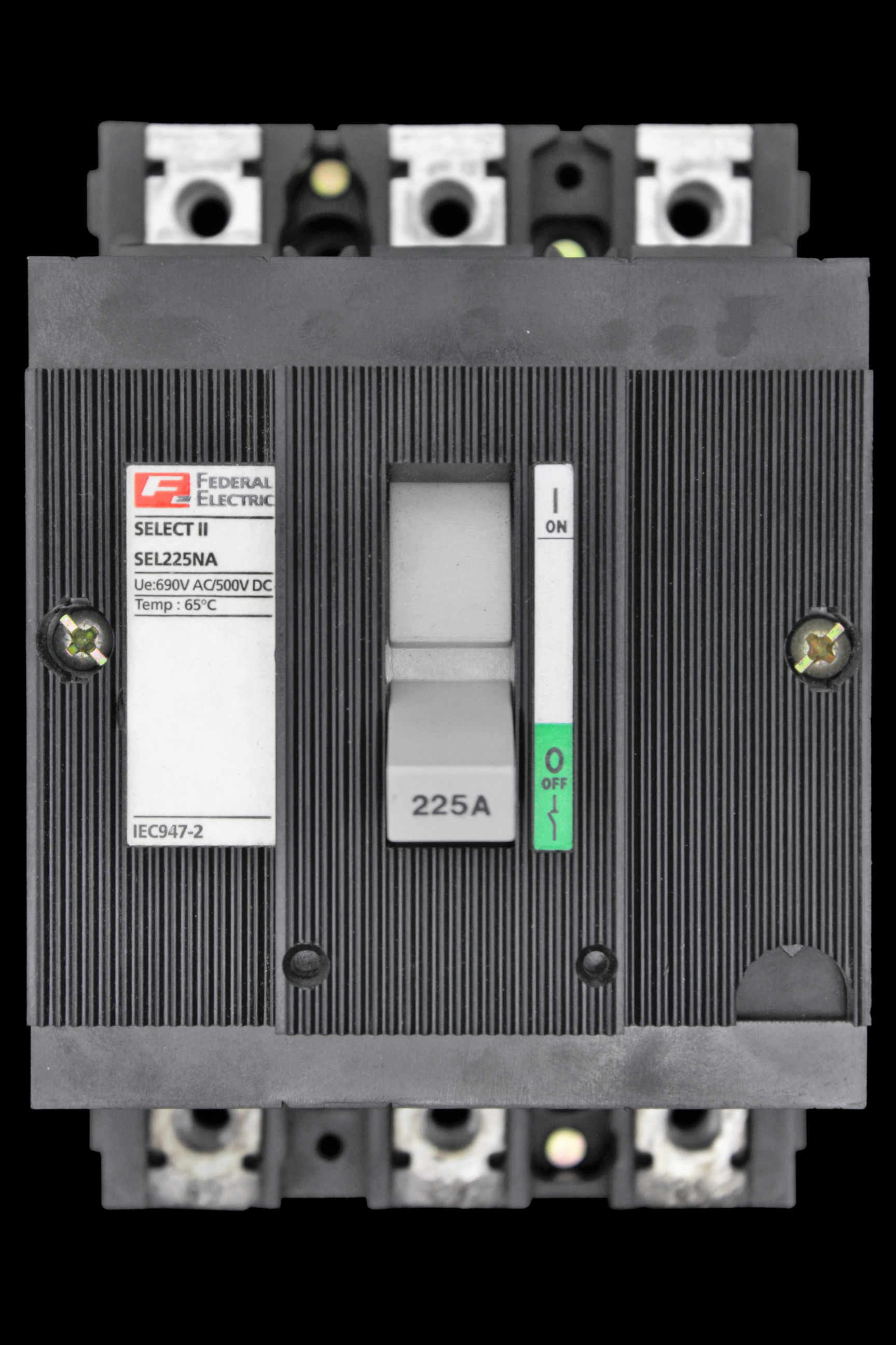 FEDERAL 225 AMP TRIPLE POLE MCCB SELECT II SEL225NA