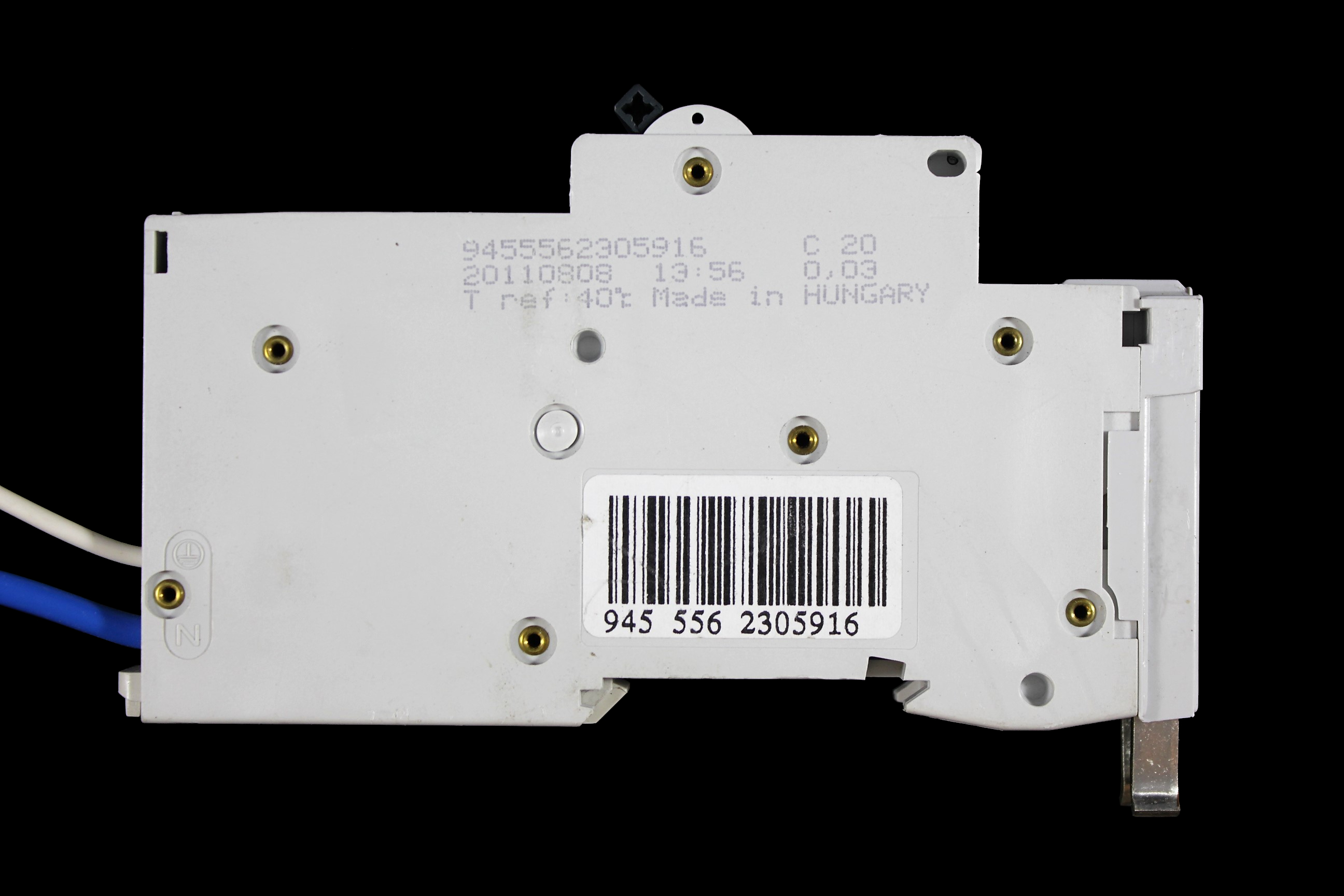 SQUARE D 20 AMP CURVE C 10kA 30mA RCBO TYPE AC KQE 120C03