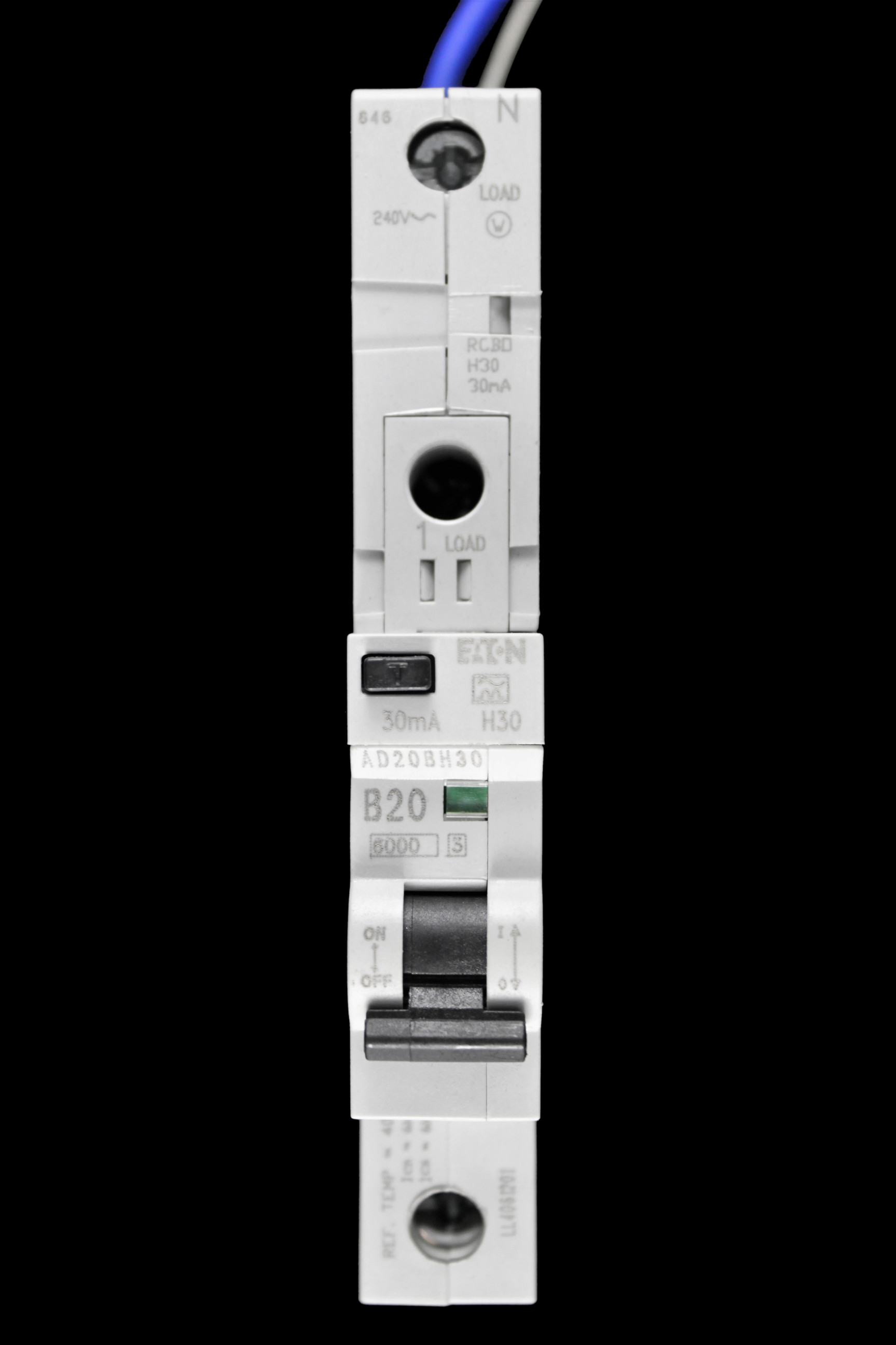 MEM EATON 20 AMP CURVE B 6kA 30mA RCBO TYPE A POD MEMSHIELD 2 H30