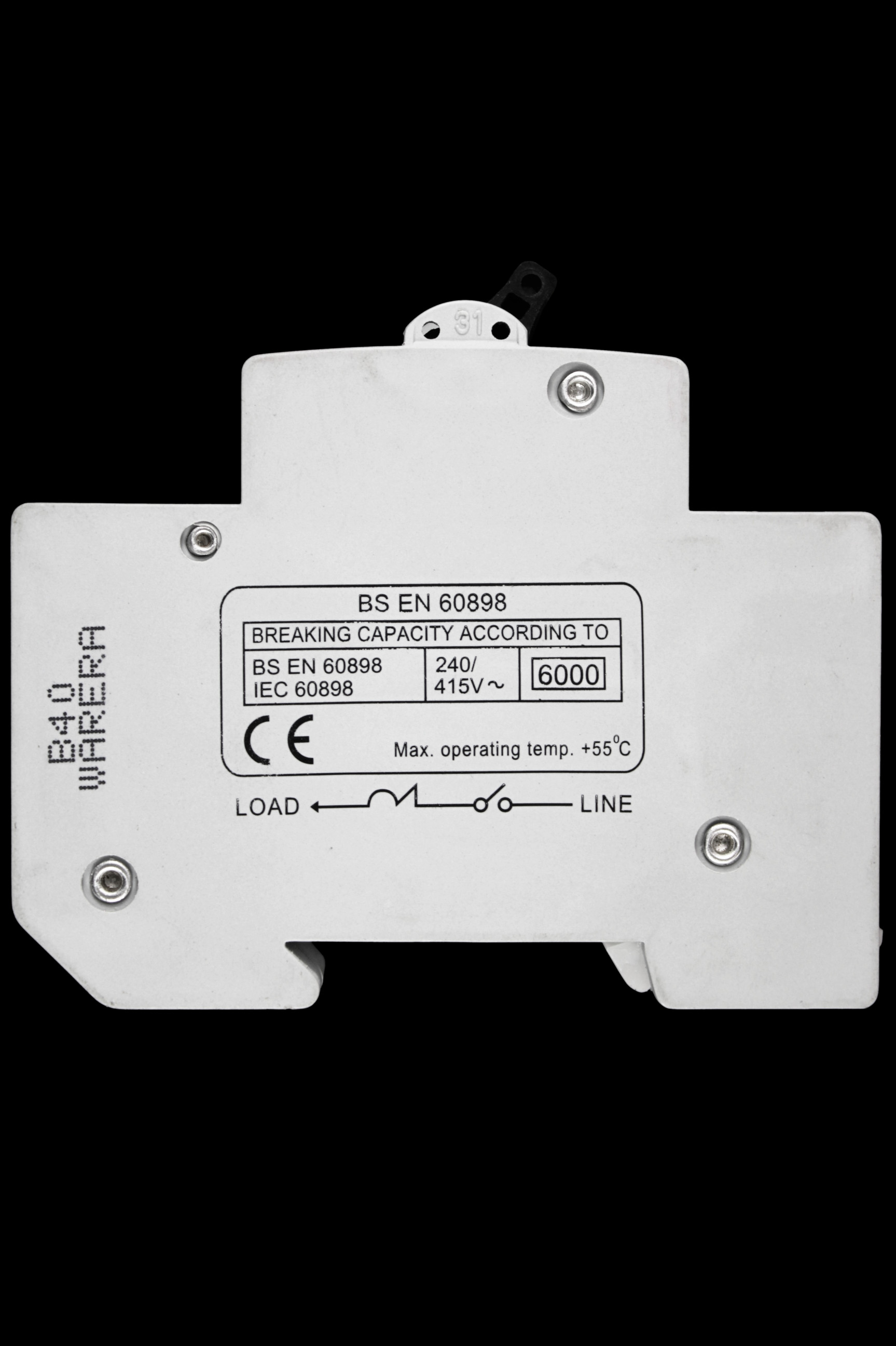 SECTOR 40 AMP CURVE B 6kA MCB CIRCUIT BREAKER SVMCB40/B RED